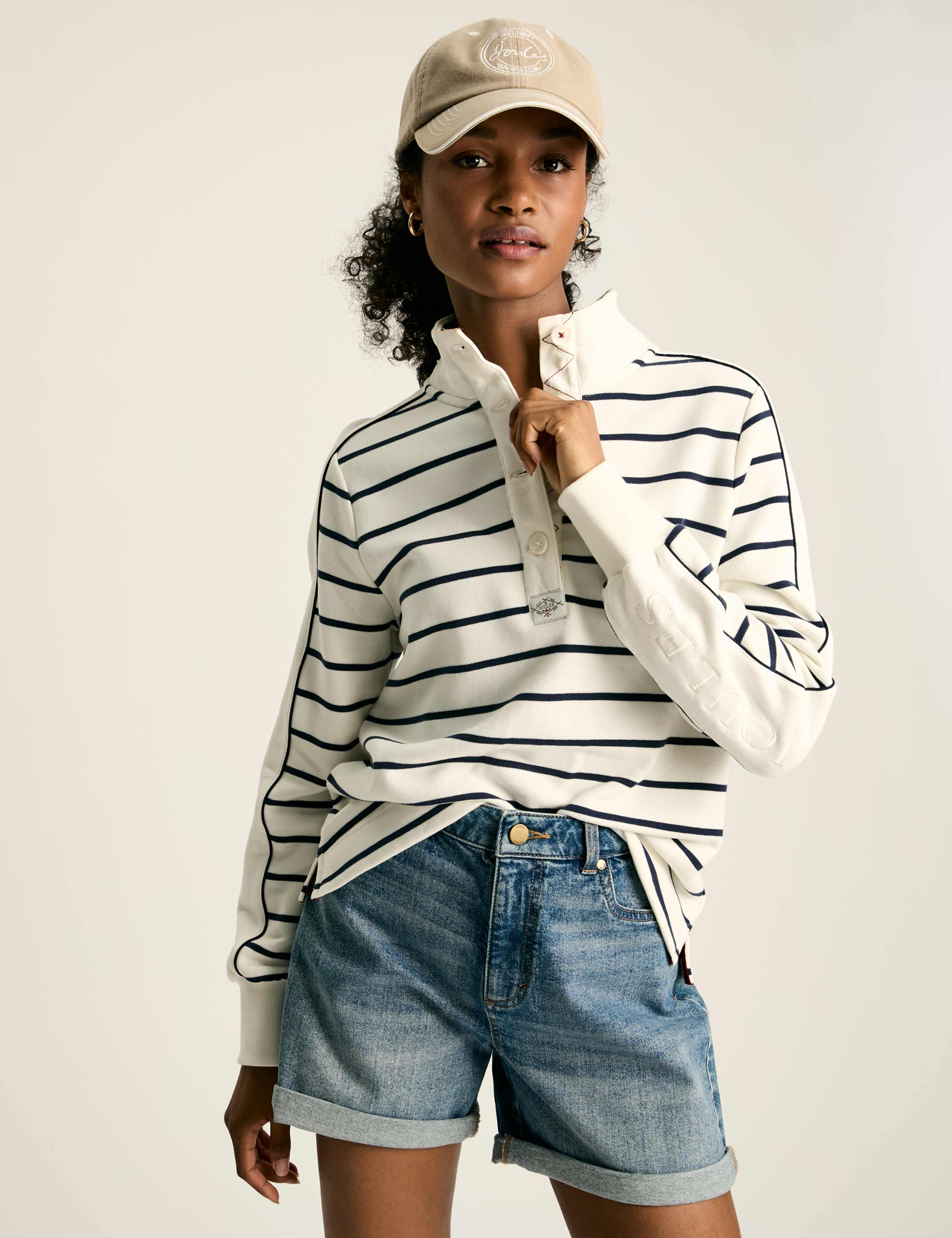 Pure Cotton Striped Sweatshirt 8 of 8