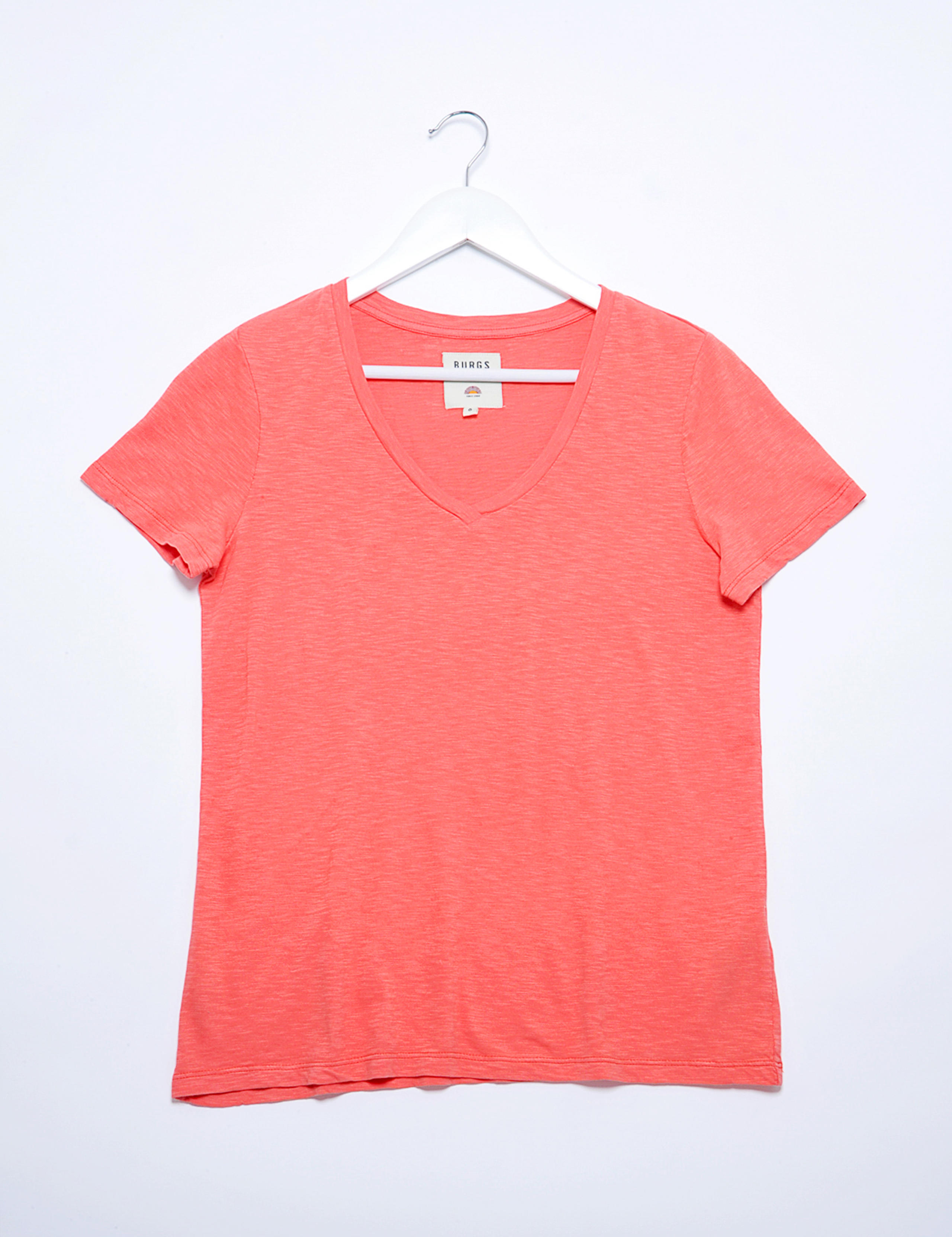 Pure Cotton V-Neck T-Shirt 2 of 5