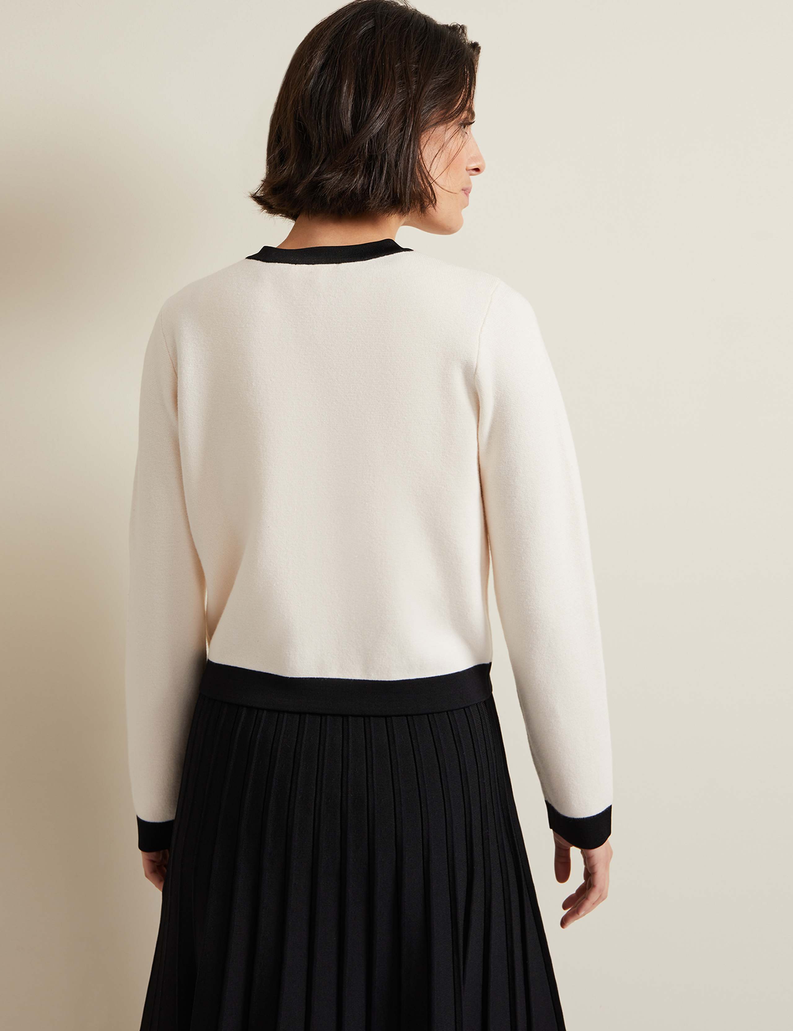 Cotton Rich Knitted Short Jacket 3 of 6