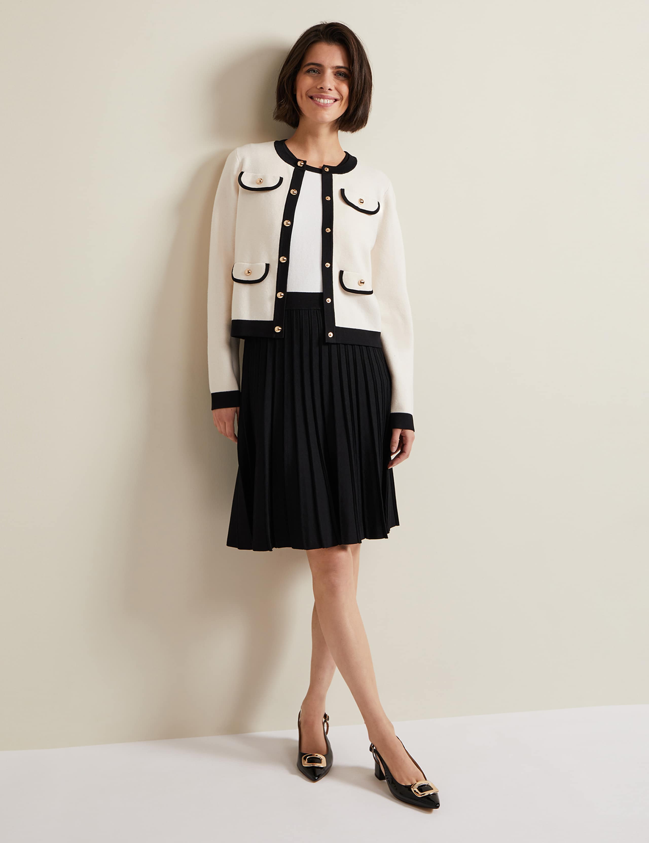Cotton Rich Knitted Short Jacket 4 of 6