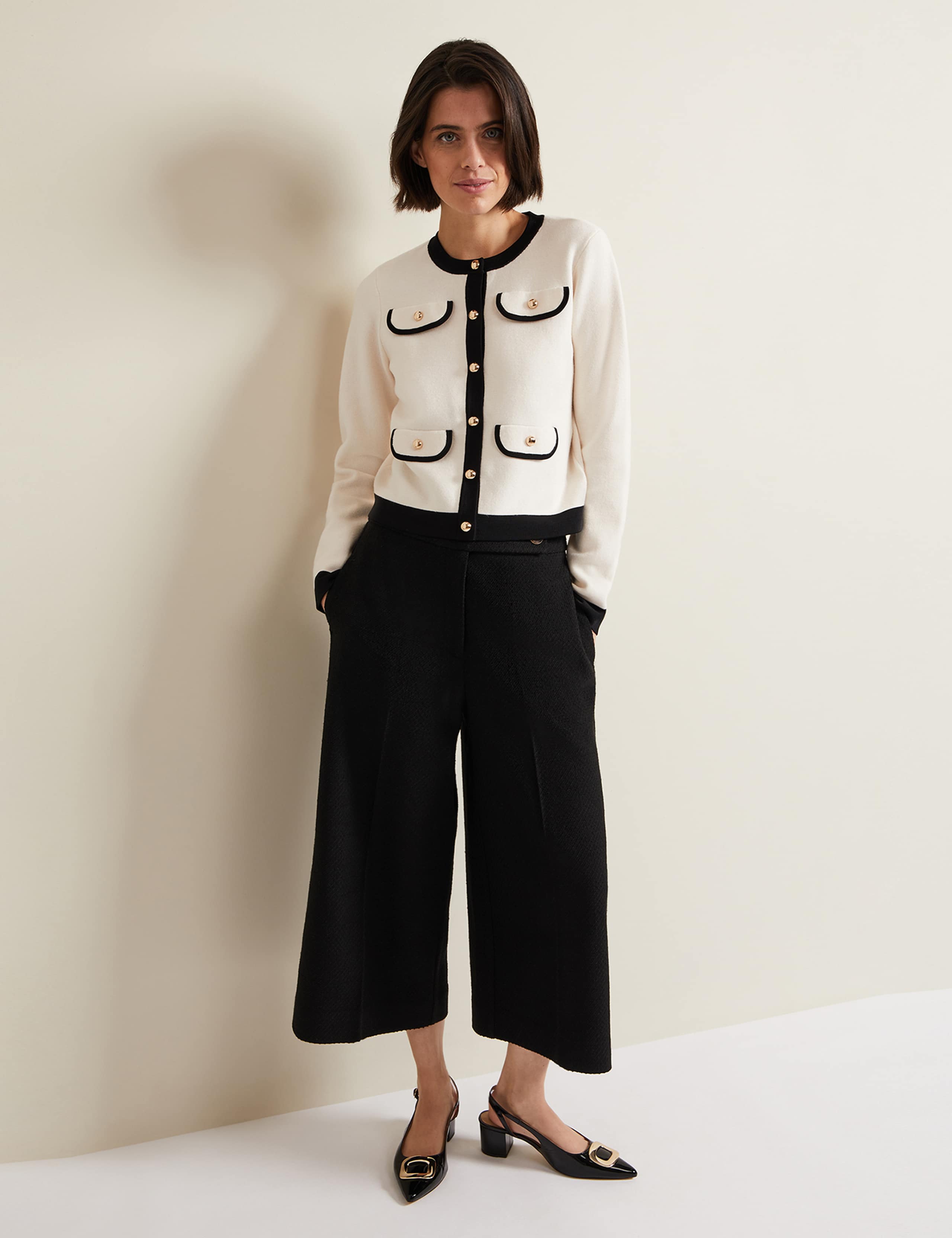 Cotton Rich Knitted Short Jacket 6 of 6