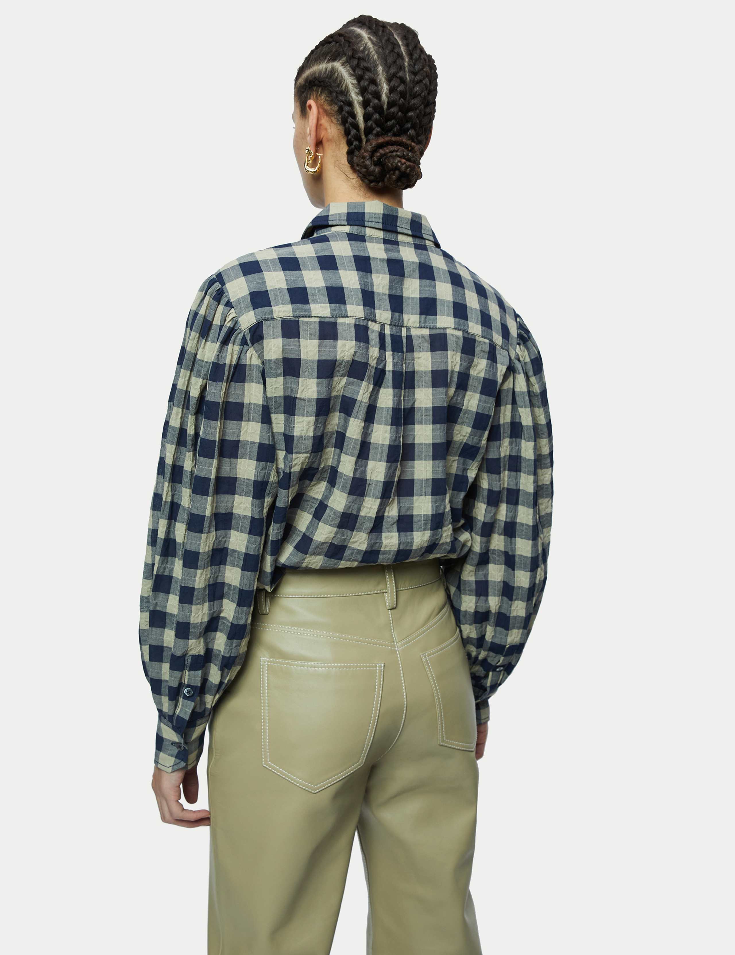 Cotton Rich Checked Long Sleeve Shirt 2 of 4