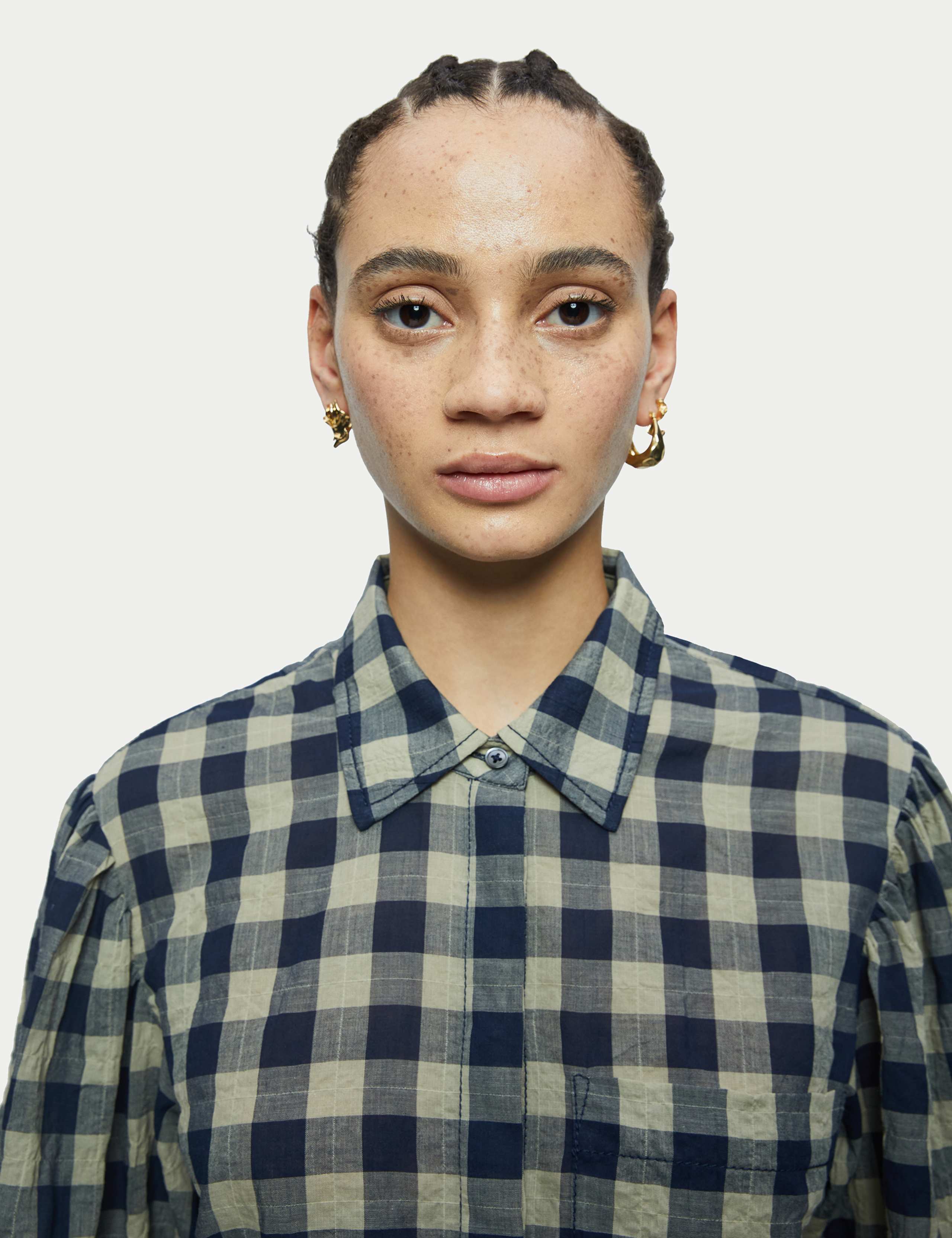 Cotton Rich Checked Long Sleeve Shirt 4 of 4