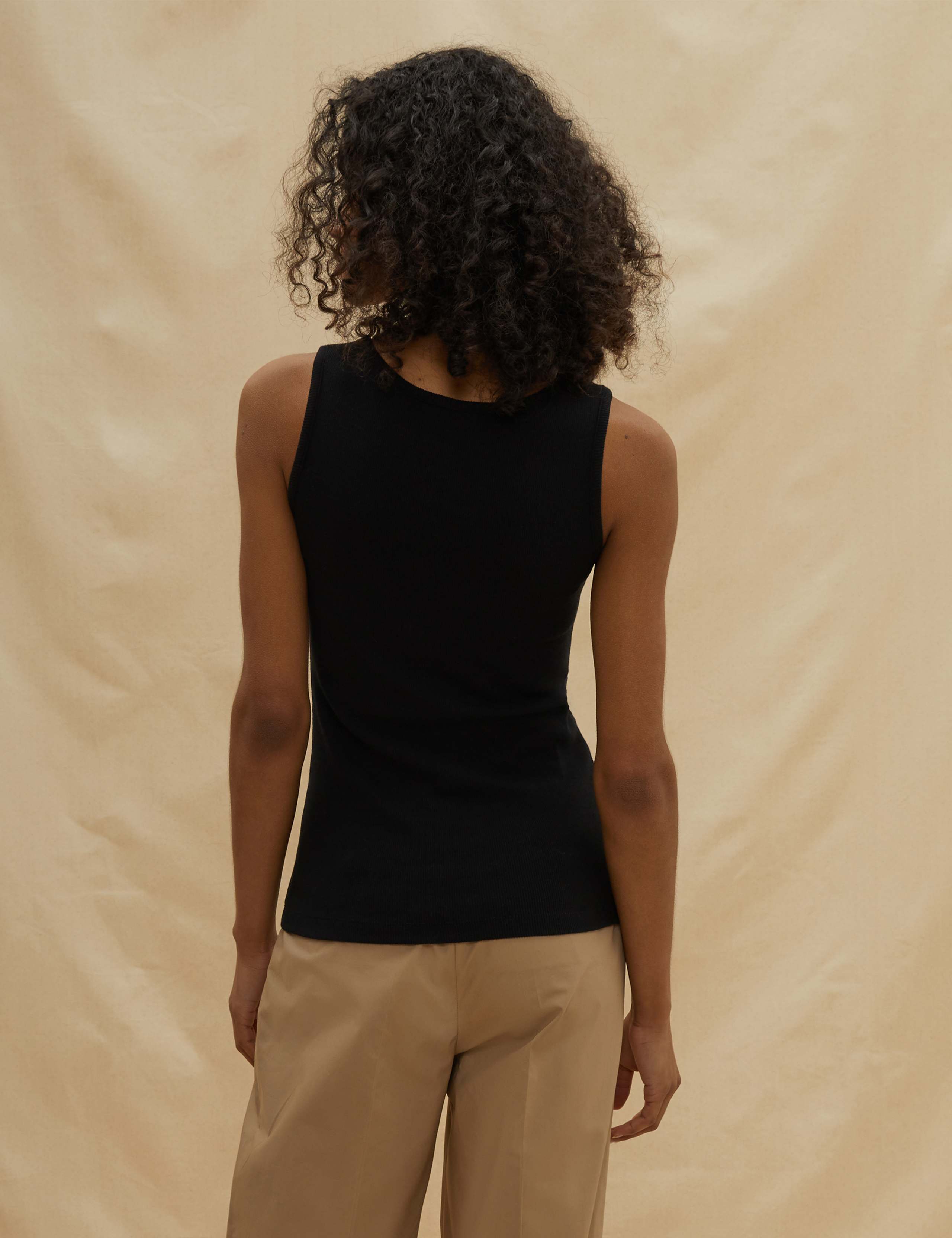 Cotton Rich Ribbed Racer Back Vest 2 of 3