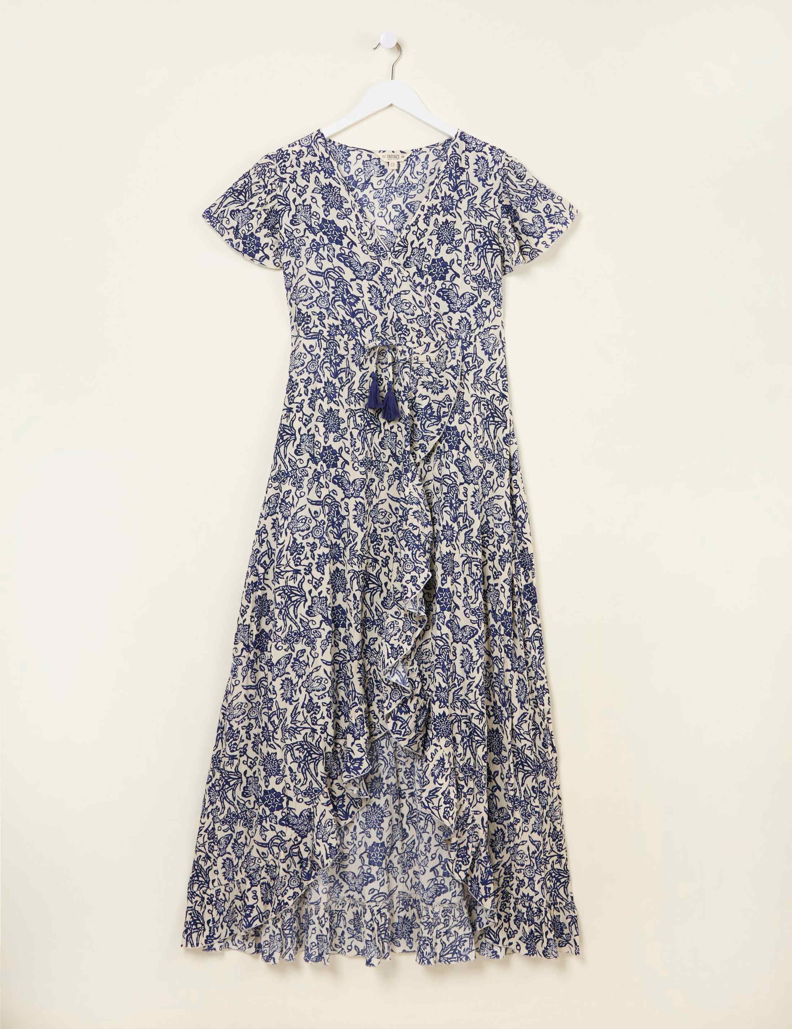 Floral V-Neck Waisted Midi Dress 2 of 6