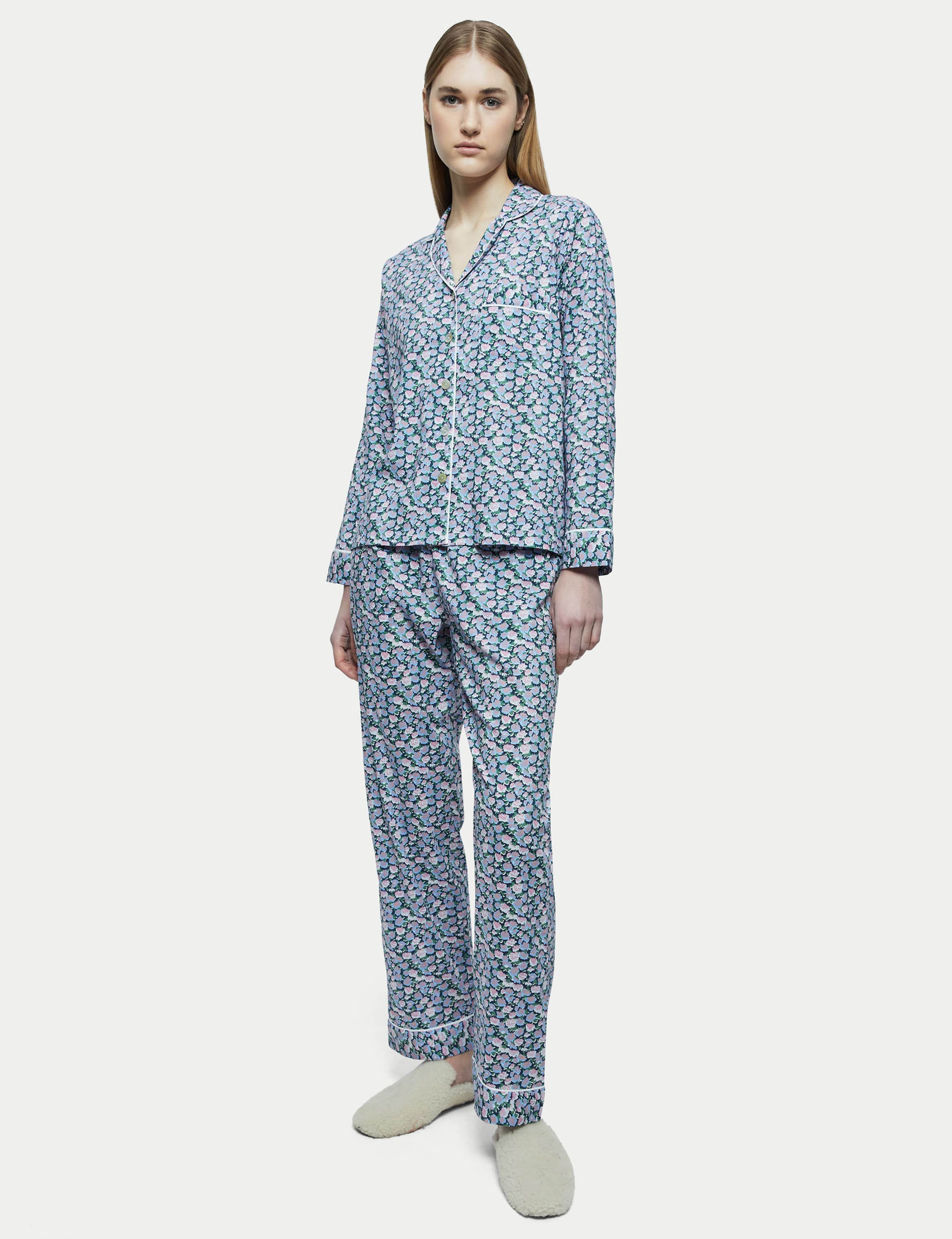 Cotton Modal Floral Pyjamas 1 of 4