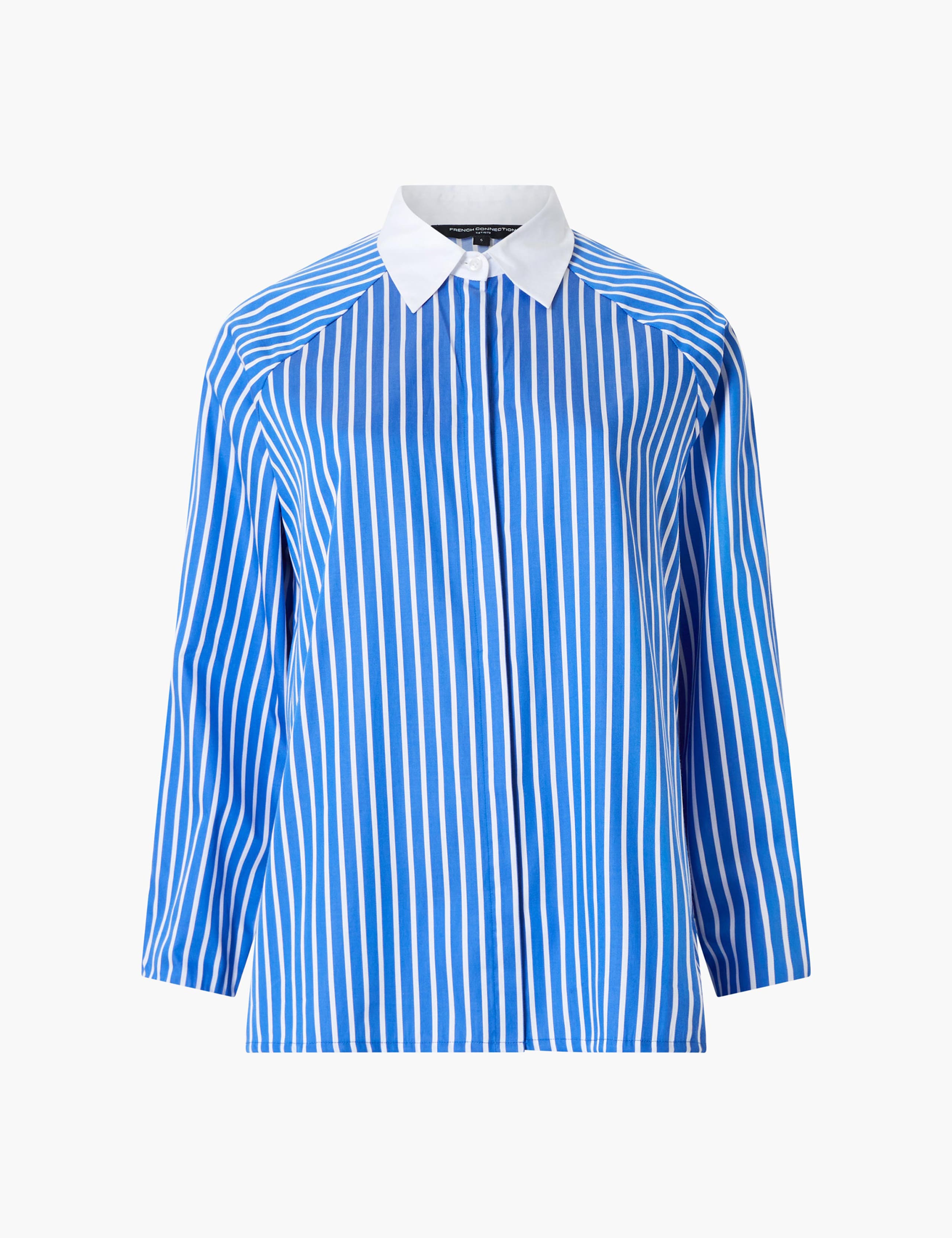 Pure Cotton Striped Collared Shirt 2 of 4