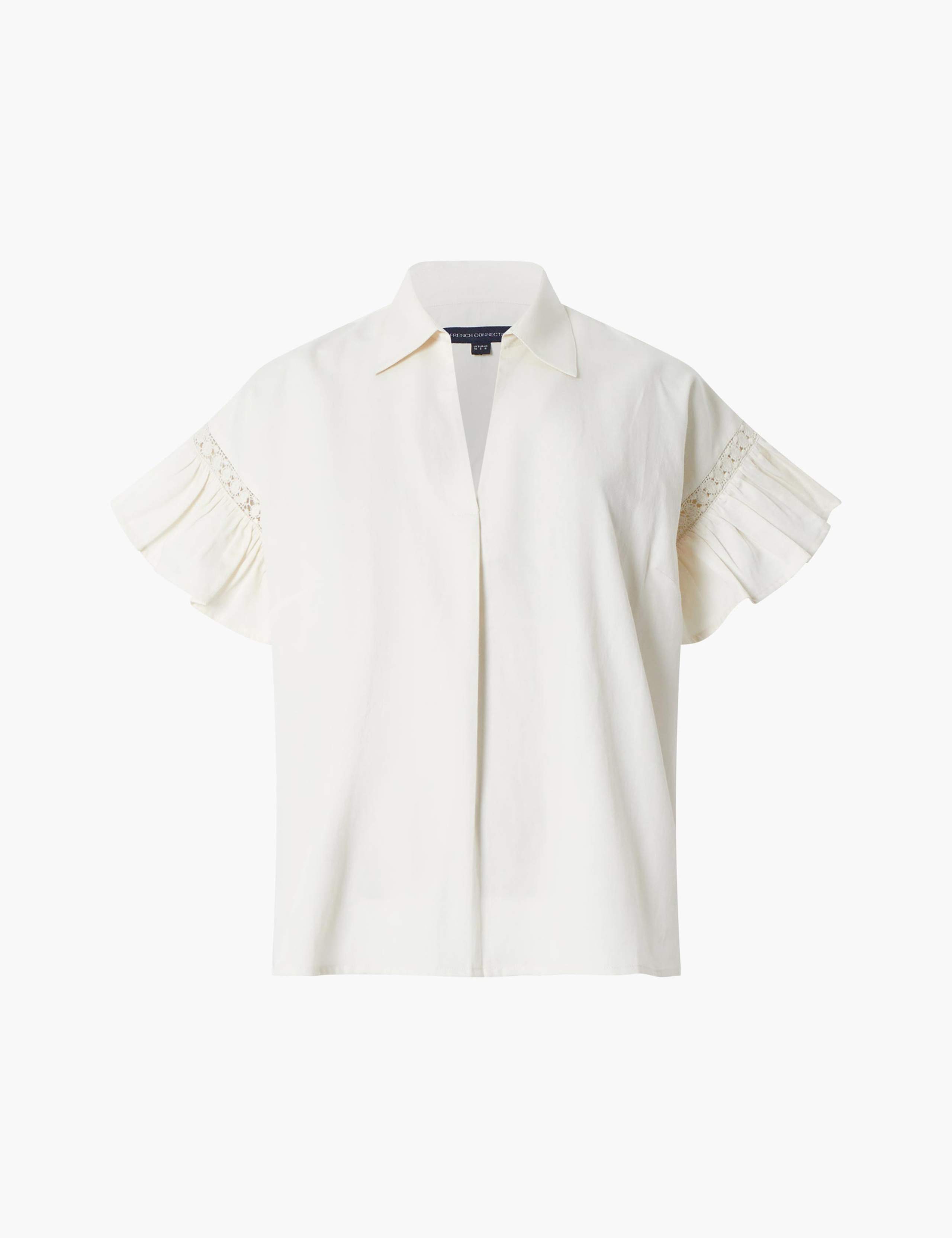 Pure Cotton V-Neck Short Sleeve Blouse 2 of 4