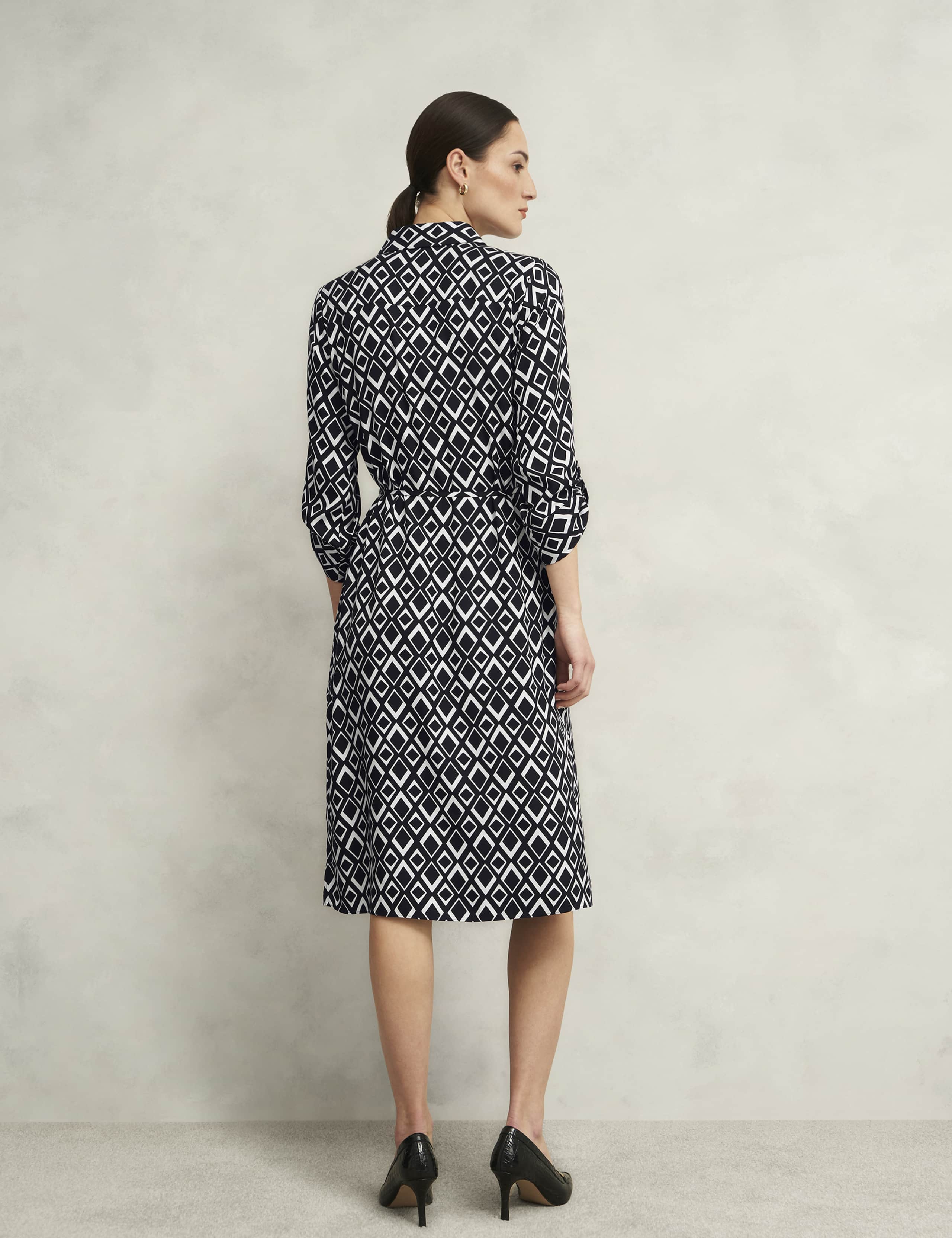Cali Geometric Midi Shirt Dress 4 of 8