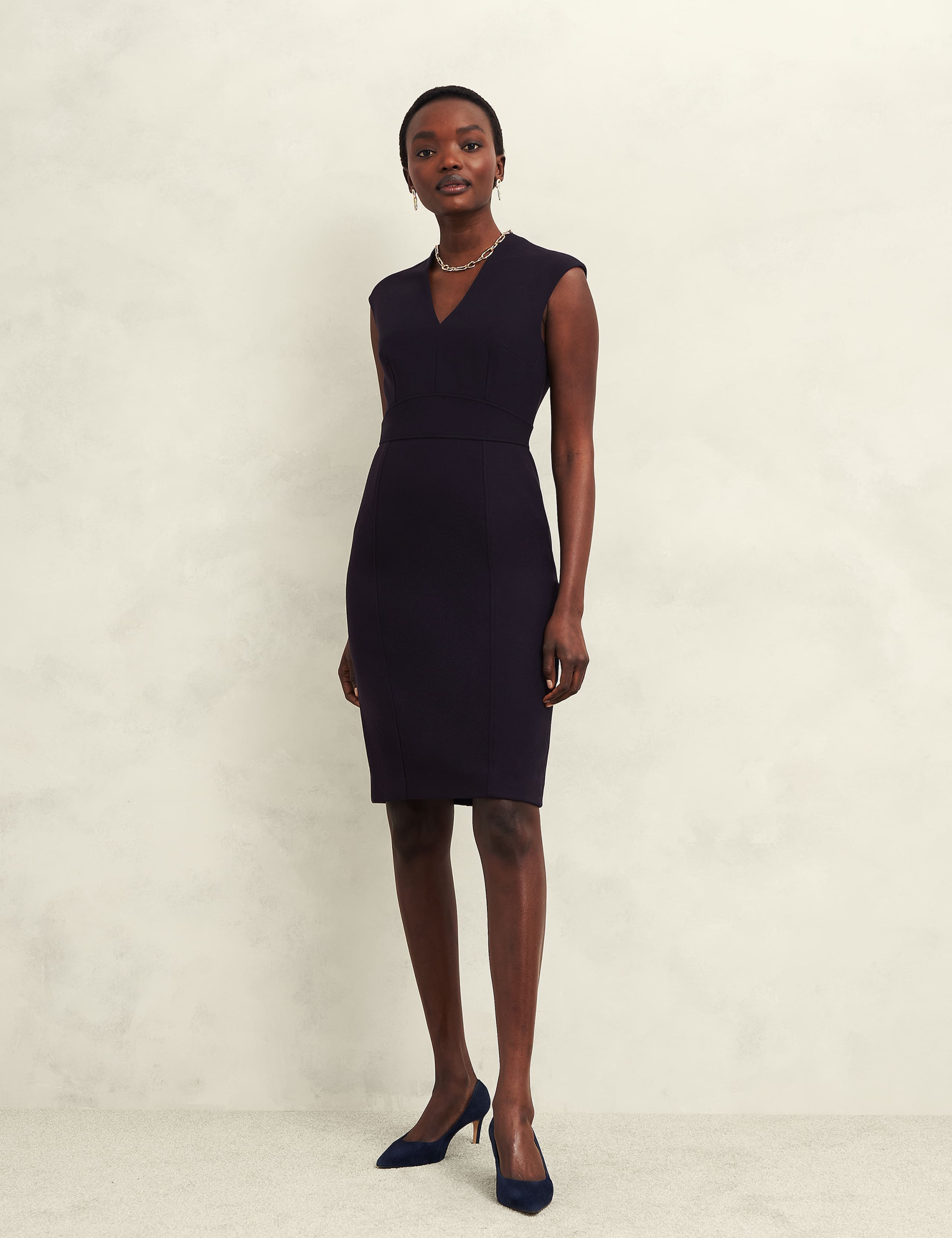 特価/完売前に【Hobbs London】derwent Vネック ミディドレス WOMENS/ワンピース｜THE TOKYO ONLINE STORE