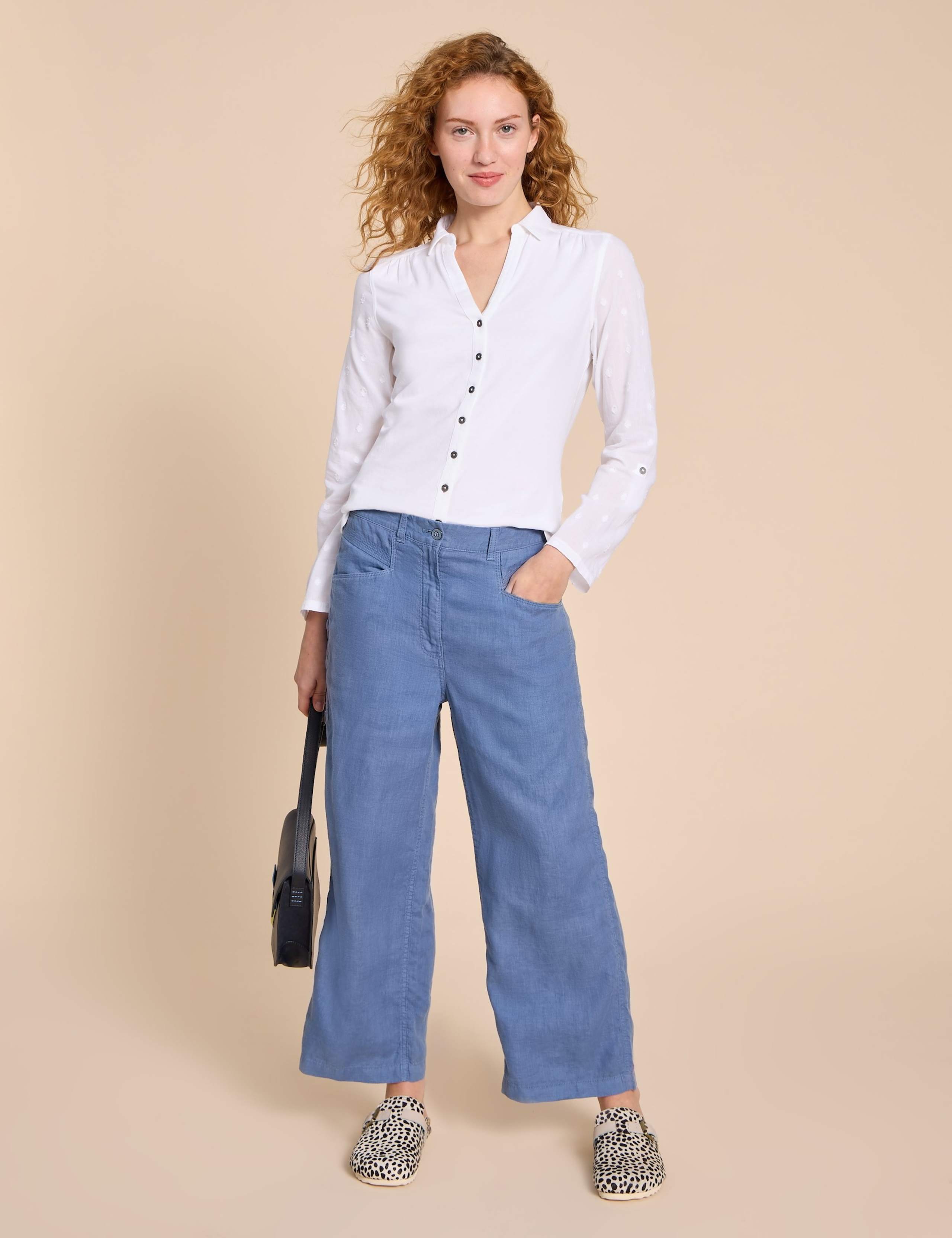 Pure Cotton Jersey Woven Collared Shirt 3 of 6