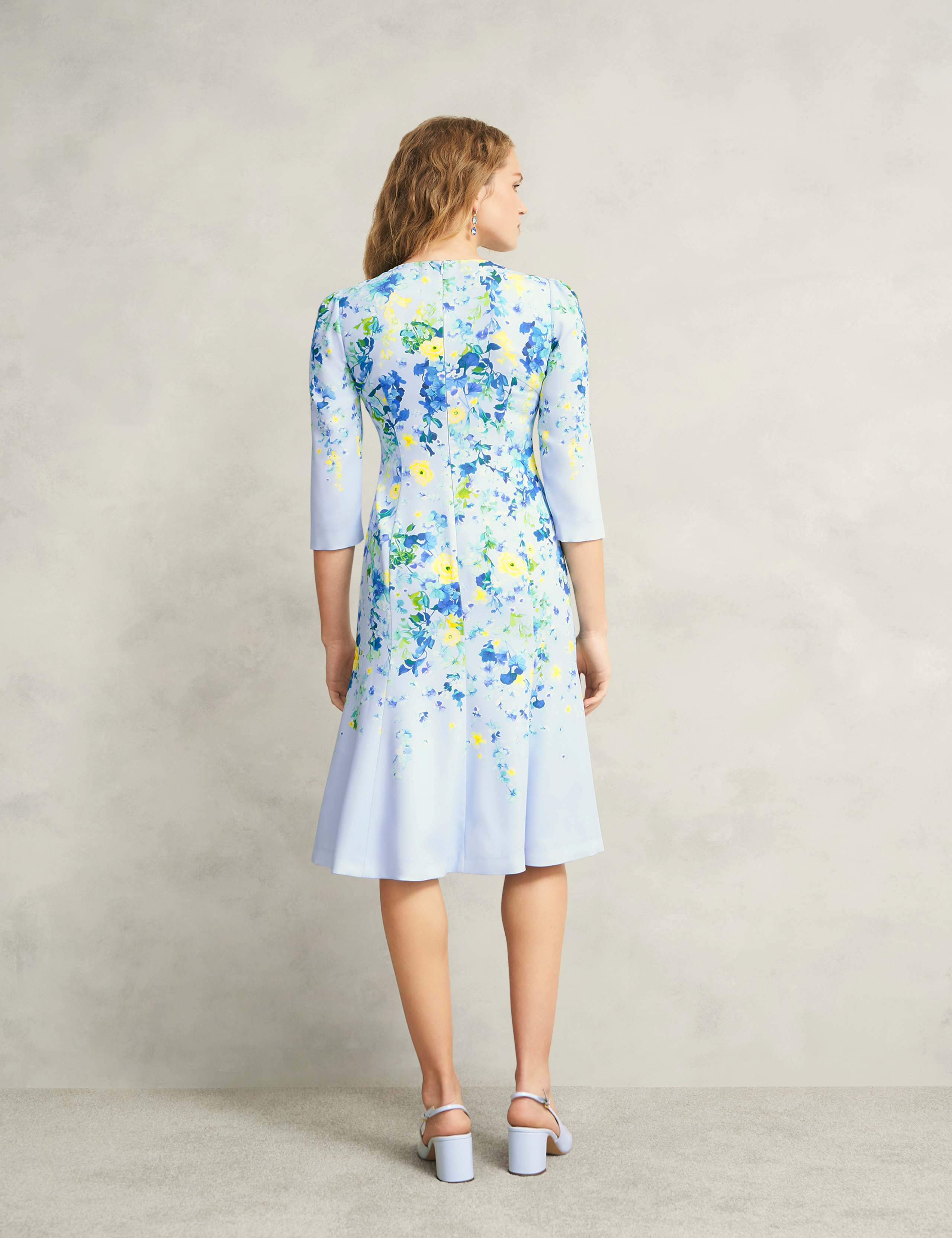 Floral Midi Shift Dress 4 of 8