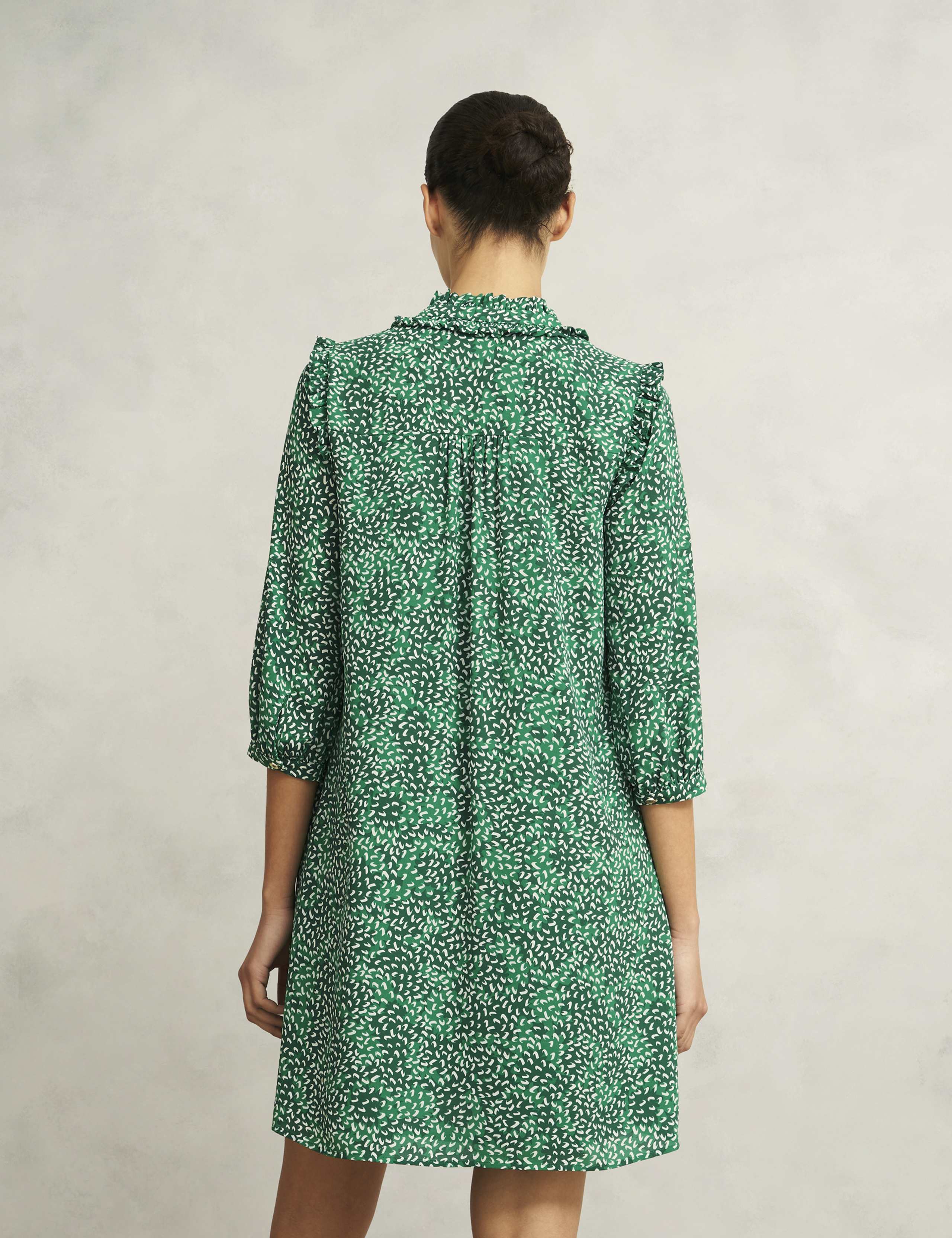 Laurel Printed V-Neck Mini Shift Dress 4 of 7