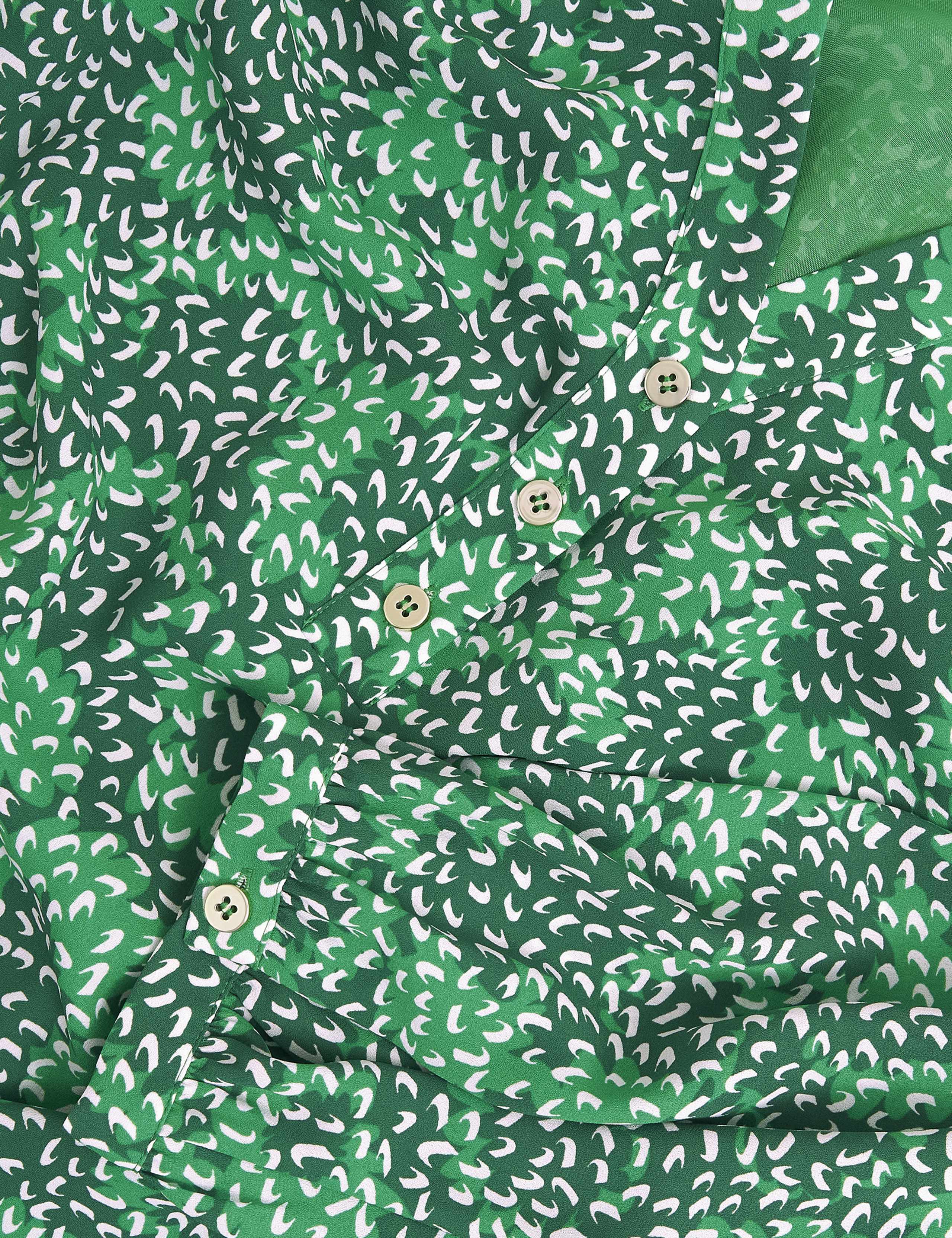 Laurel Printed V-Neck Mini Shift Dress 7 of 7