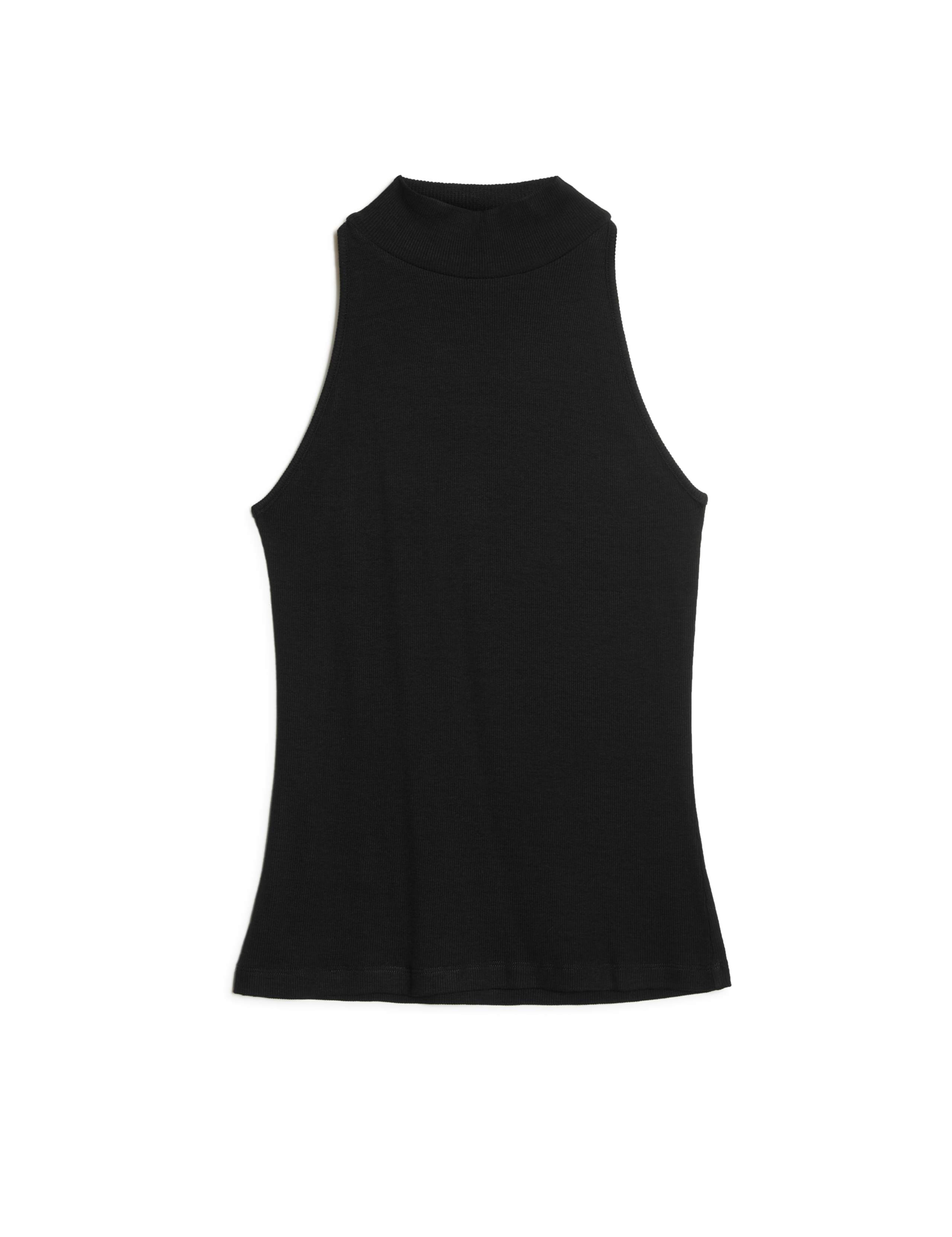 Jersey Ribbed Shell Top 2 of 5