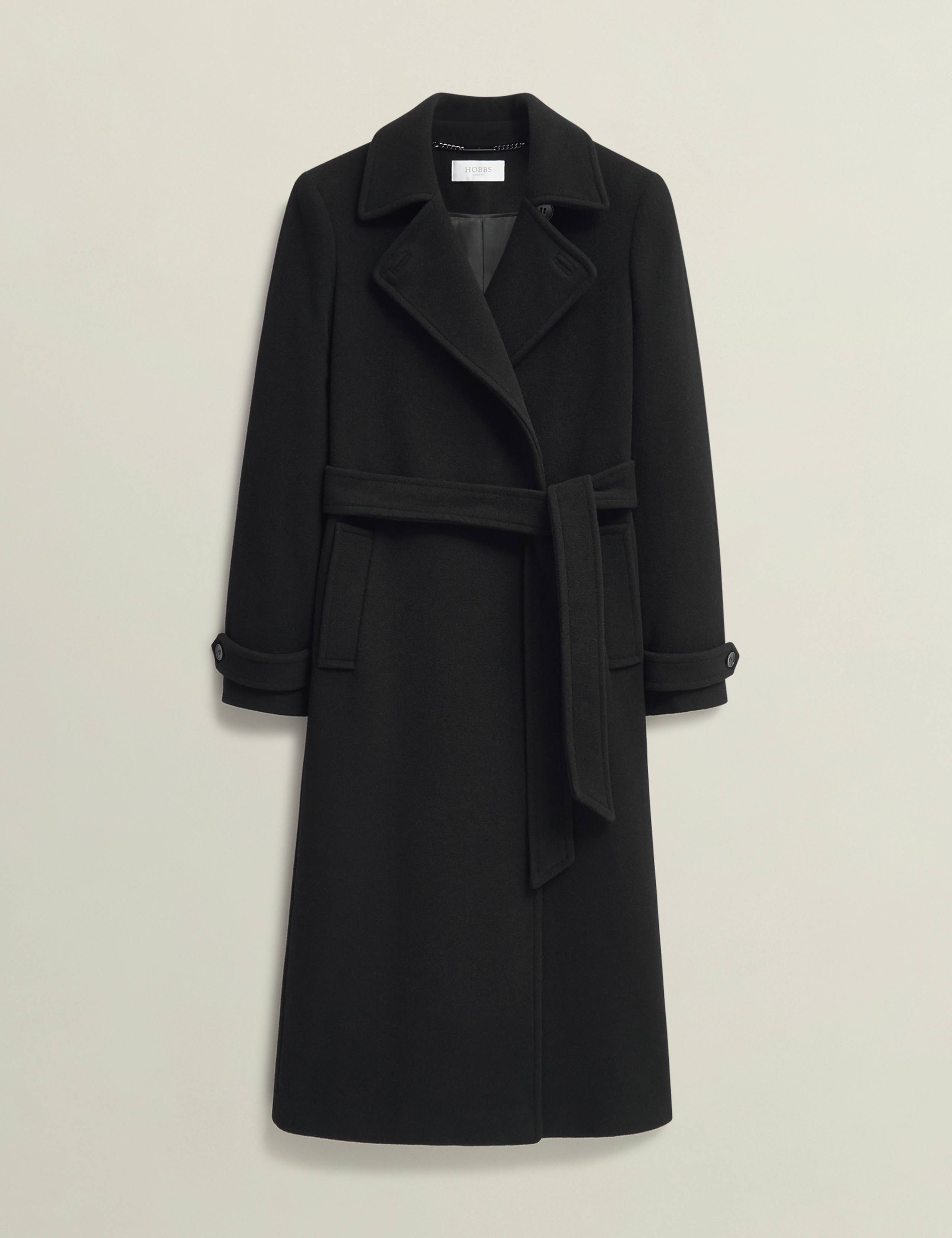 Wool Rich Belted Longline Tailored Coat 2 of 6