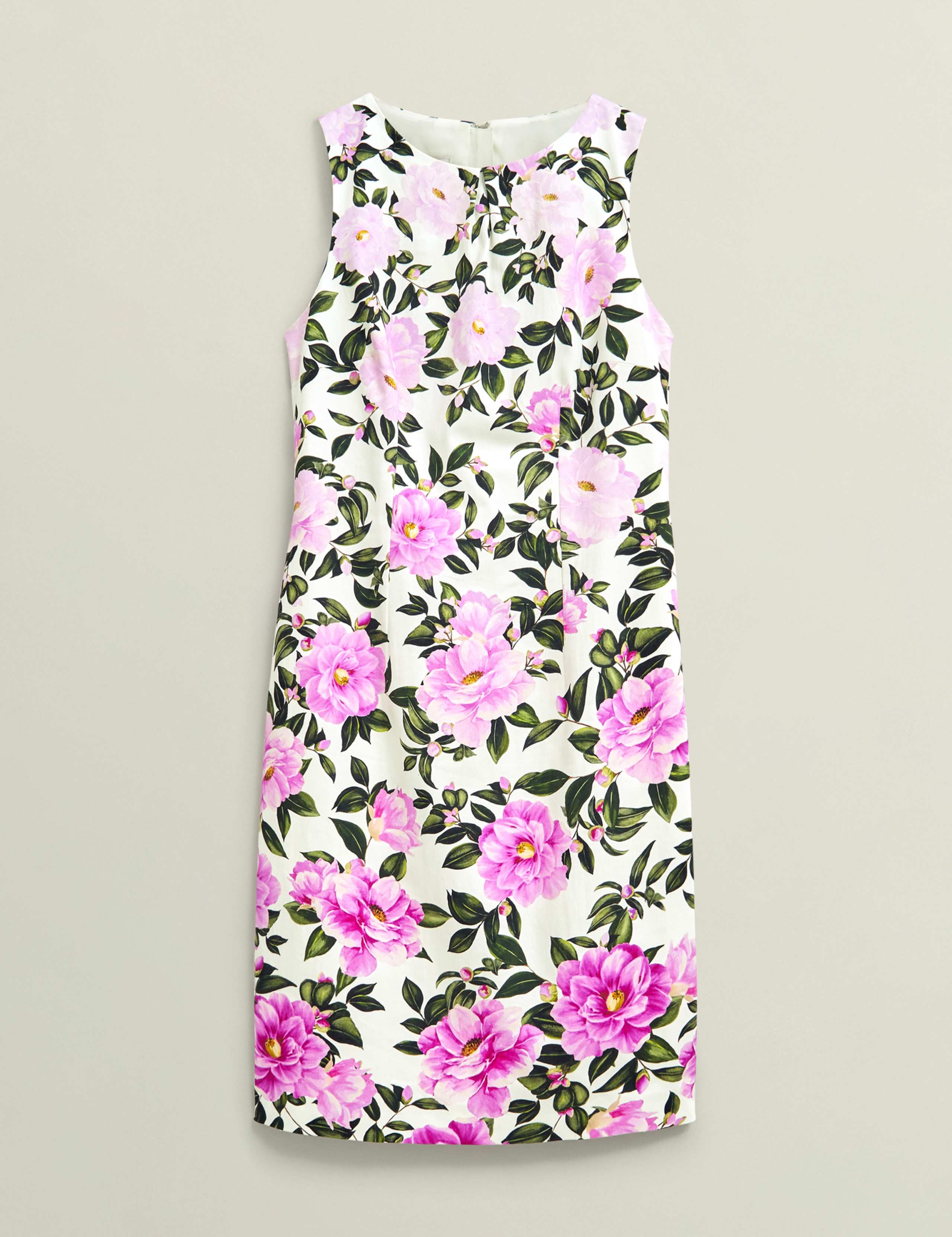 Cotton Rich Floral Column Shift Dress 2 of 7