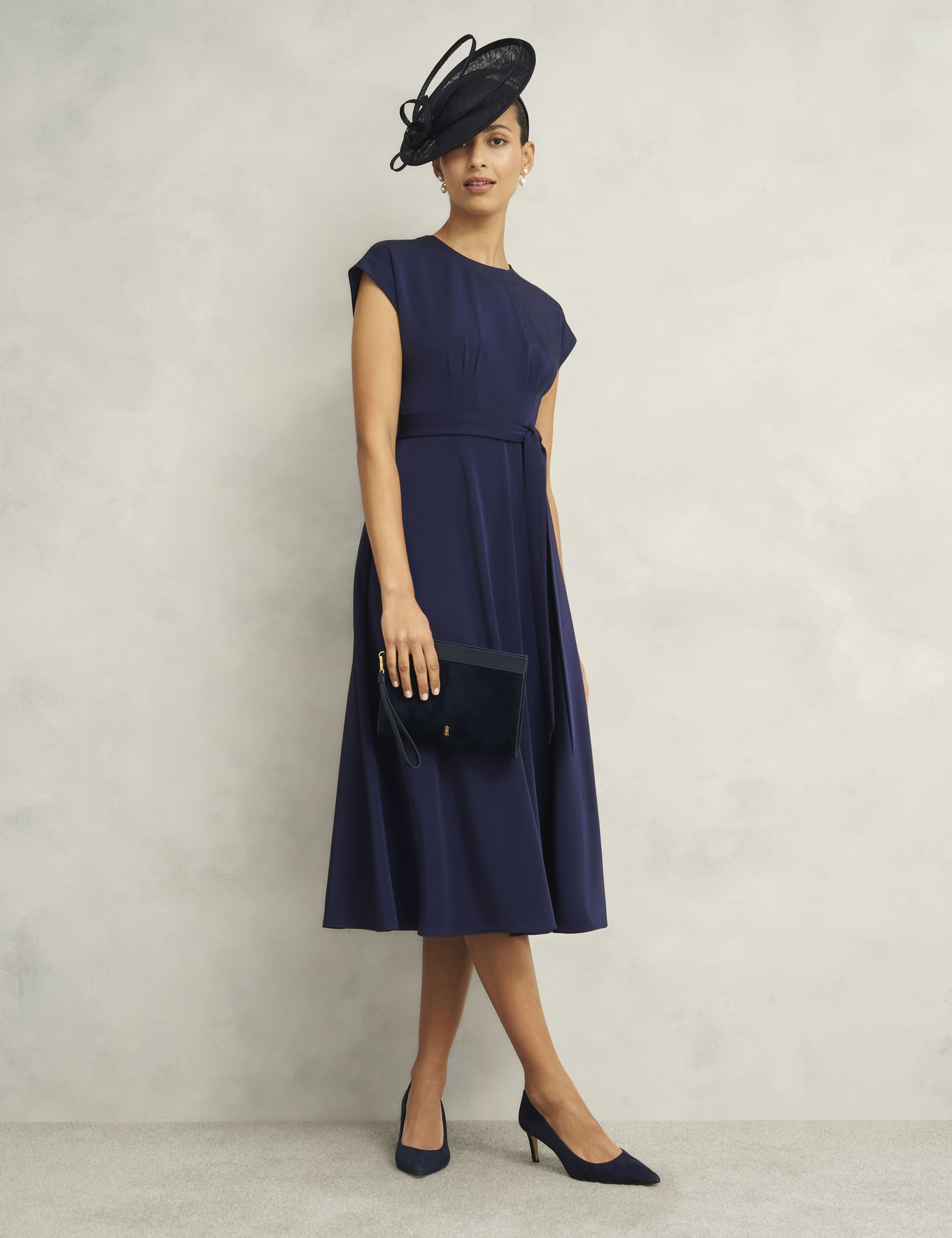 Radclyffe Round Neck Midi Waisted Dress 5 of 6