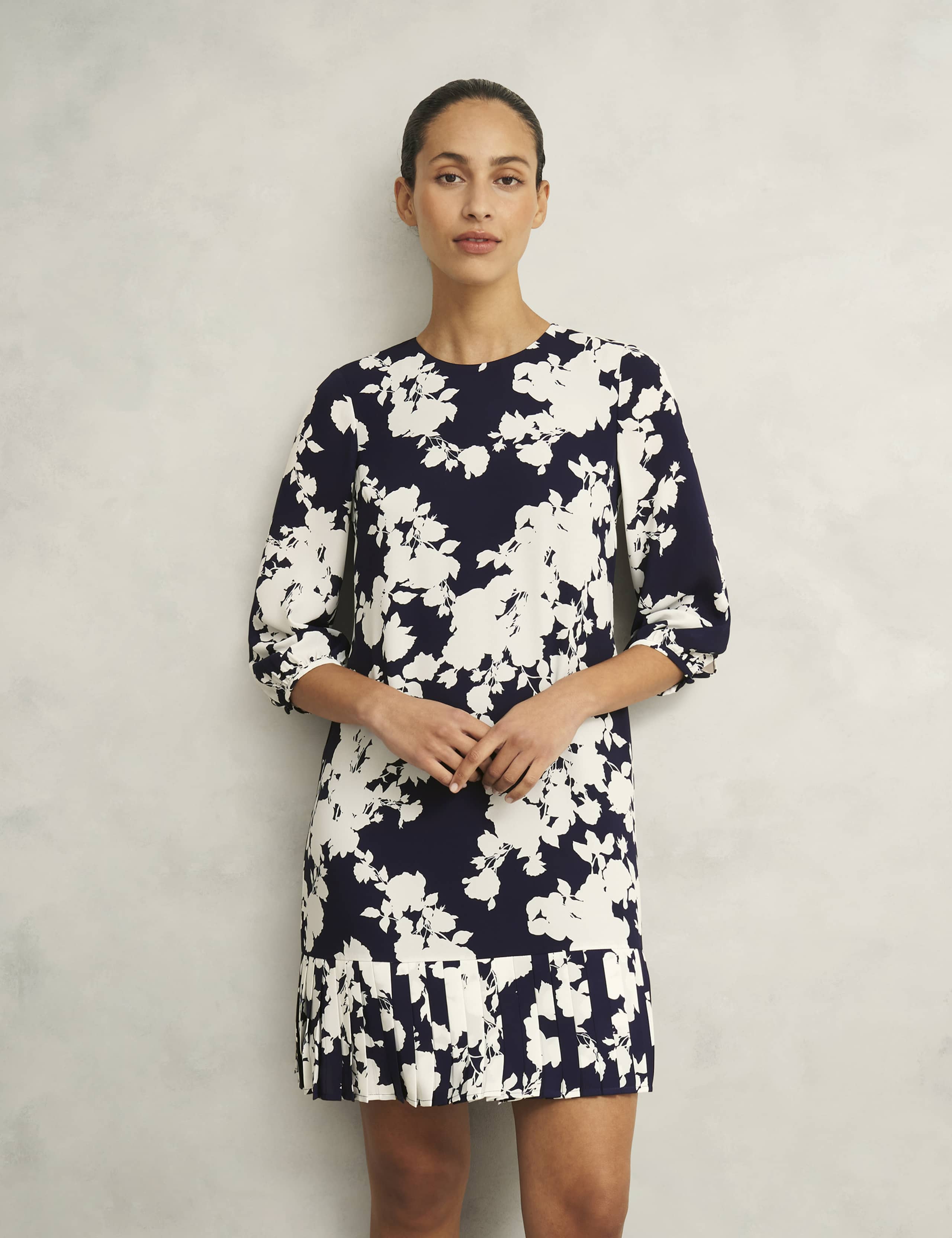Floral Mini Skater Dress 3 of 8