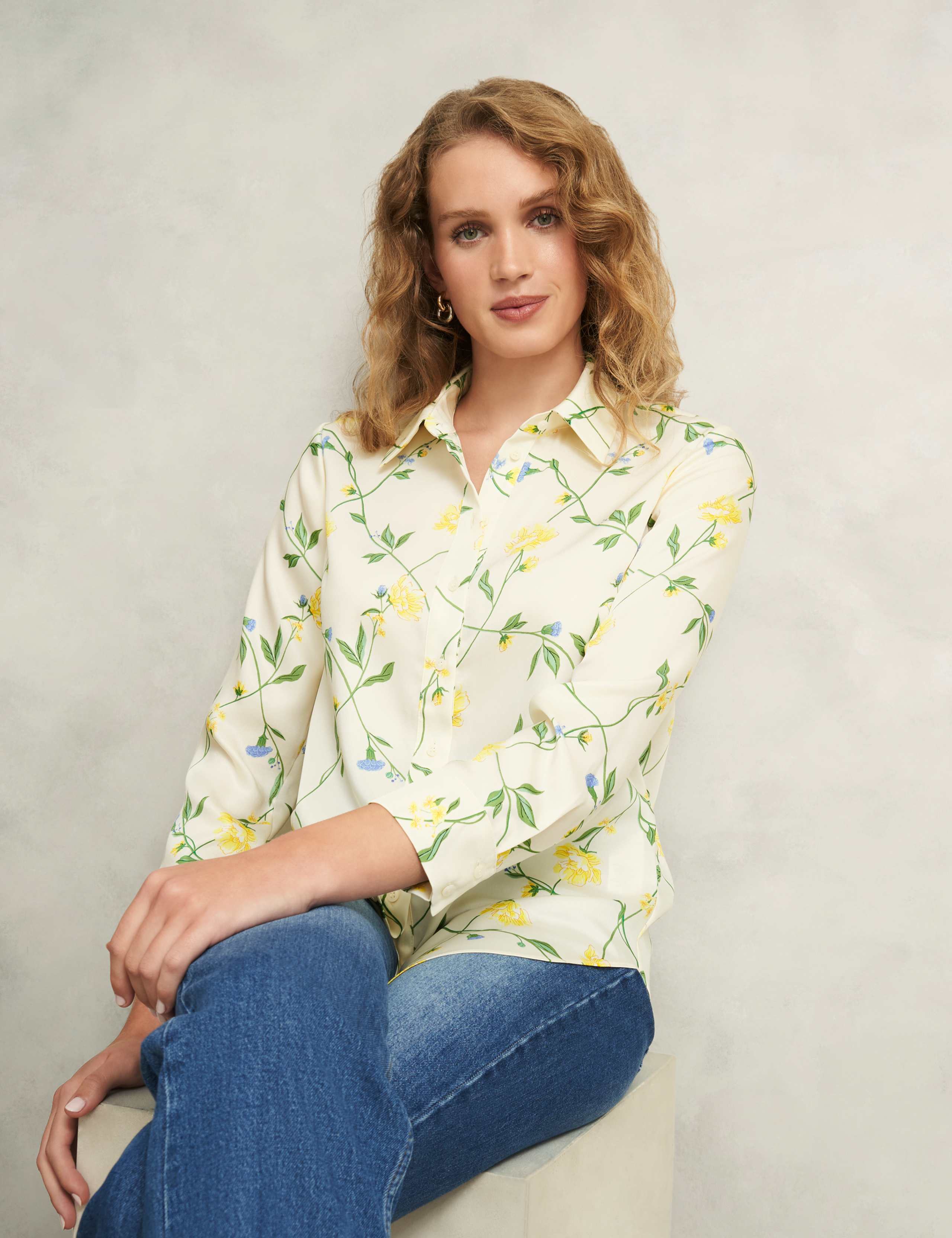 Chiffon Floral Shirt 4 of 9