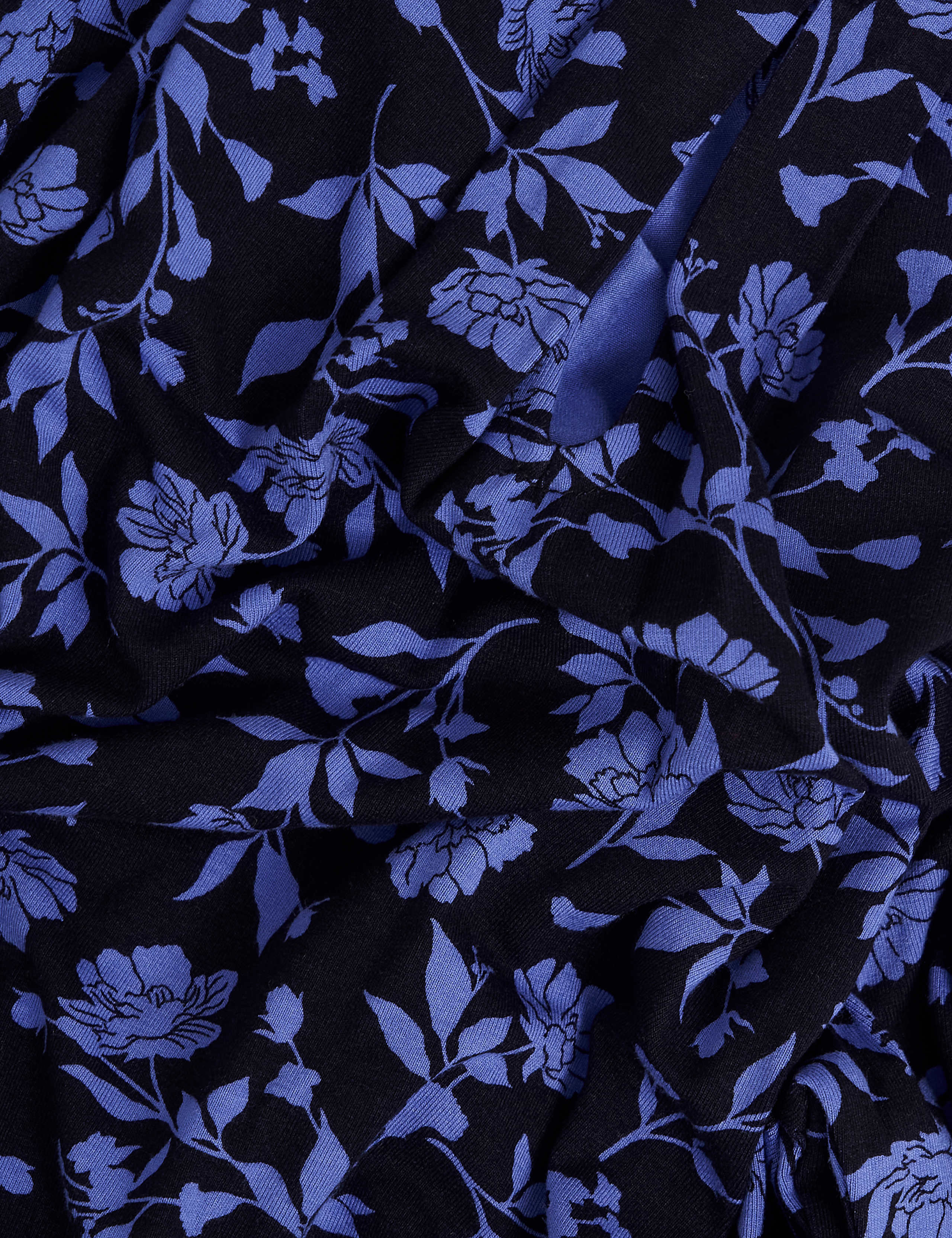 Jersey Floral Cut Out Keyhole Top 7 of 7