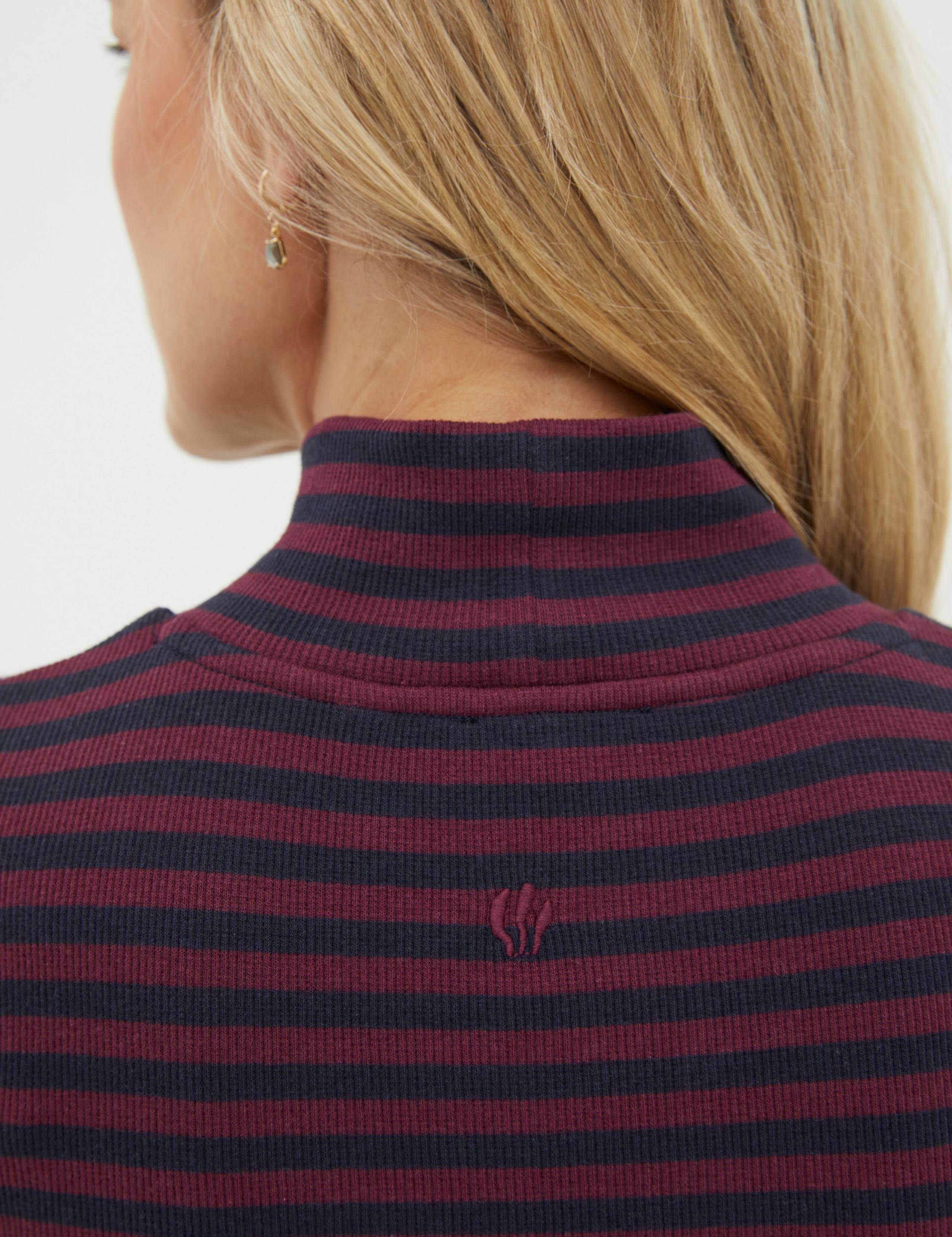 Modal Blend Striped Ribbed Top 3 of 4