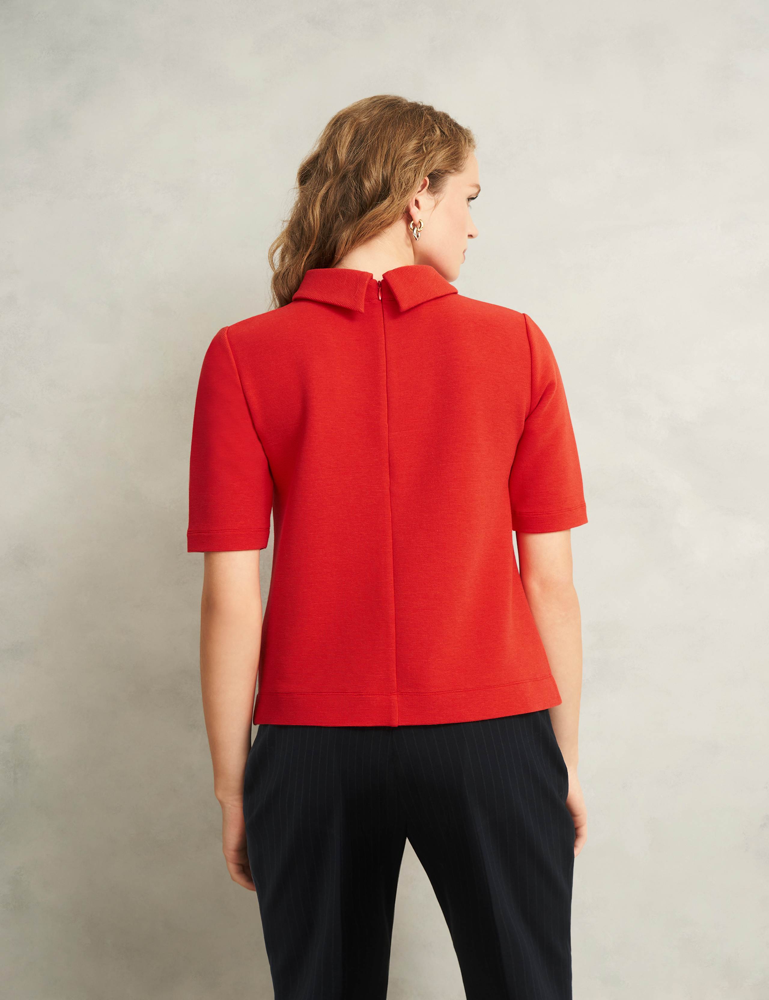 Cotton Blend Roll Neck Top 4 of 7