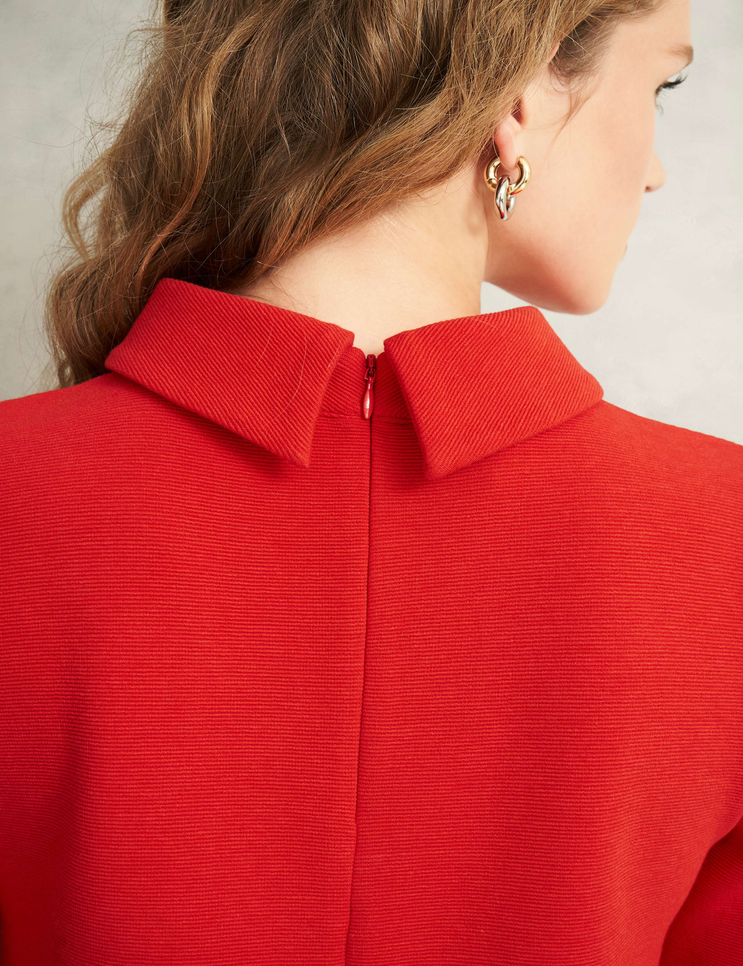 Cotton Blend Roll Neck Top 7 of 7