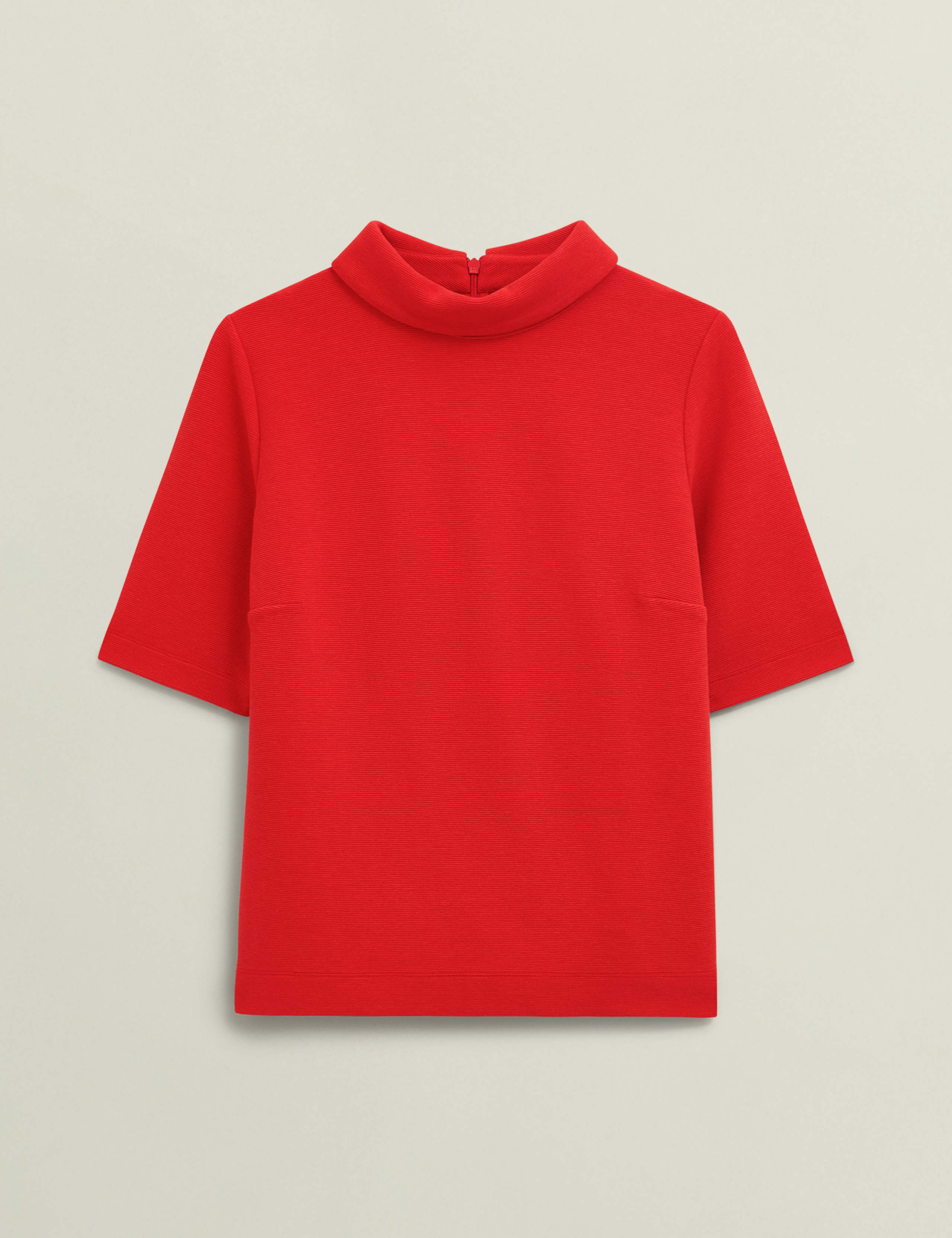 Cotton Blend Roll Neck Top 2 of 7