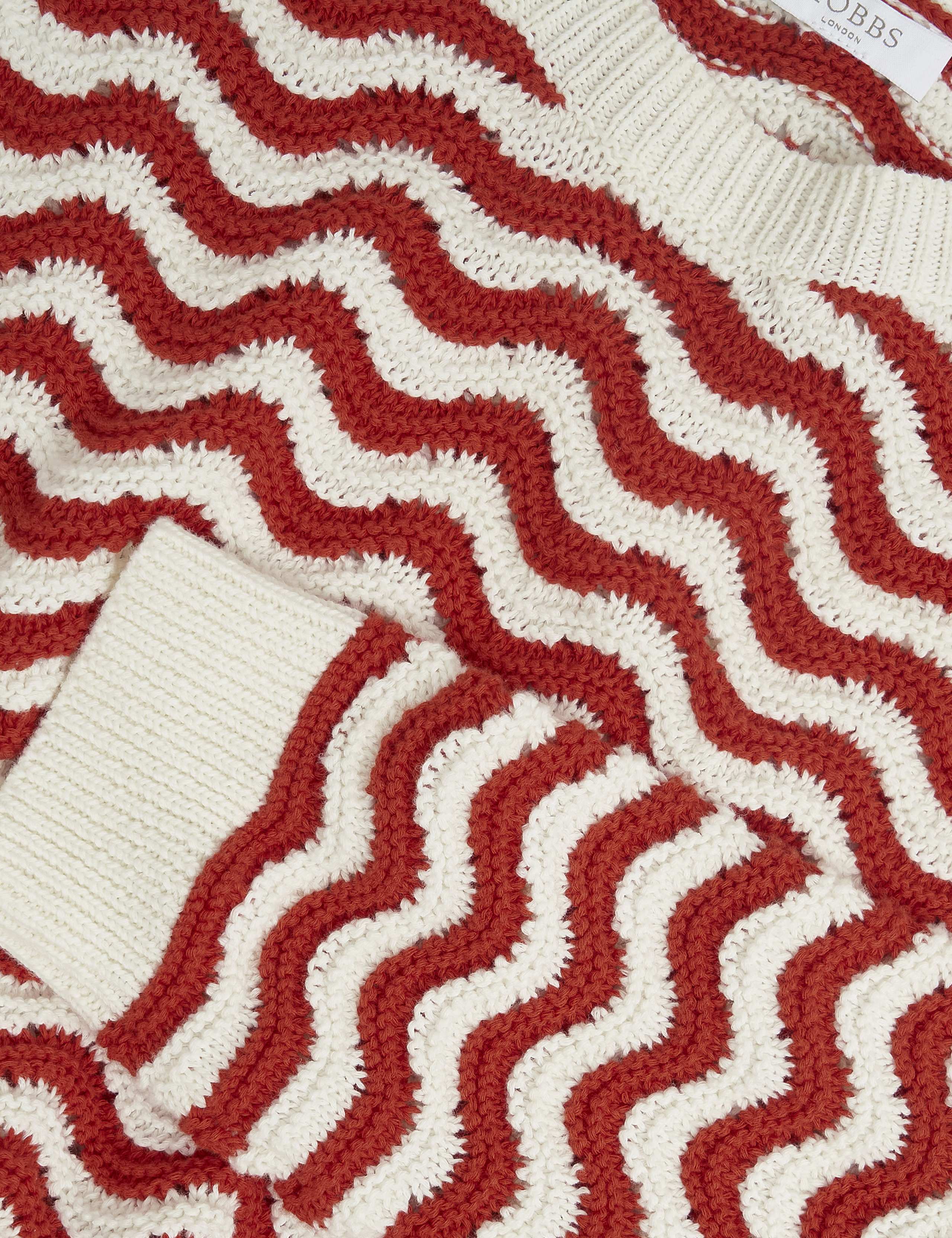 Pure Cotton Wavy Striped Jumper 7 of 7