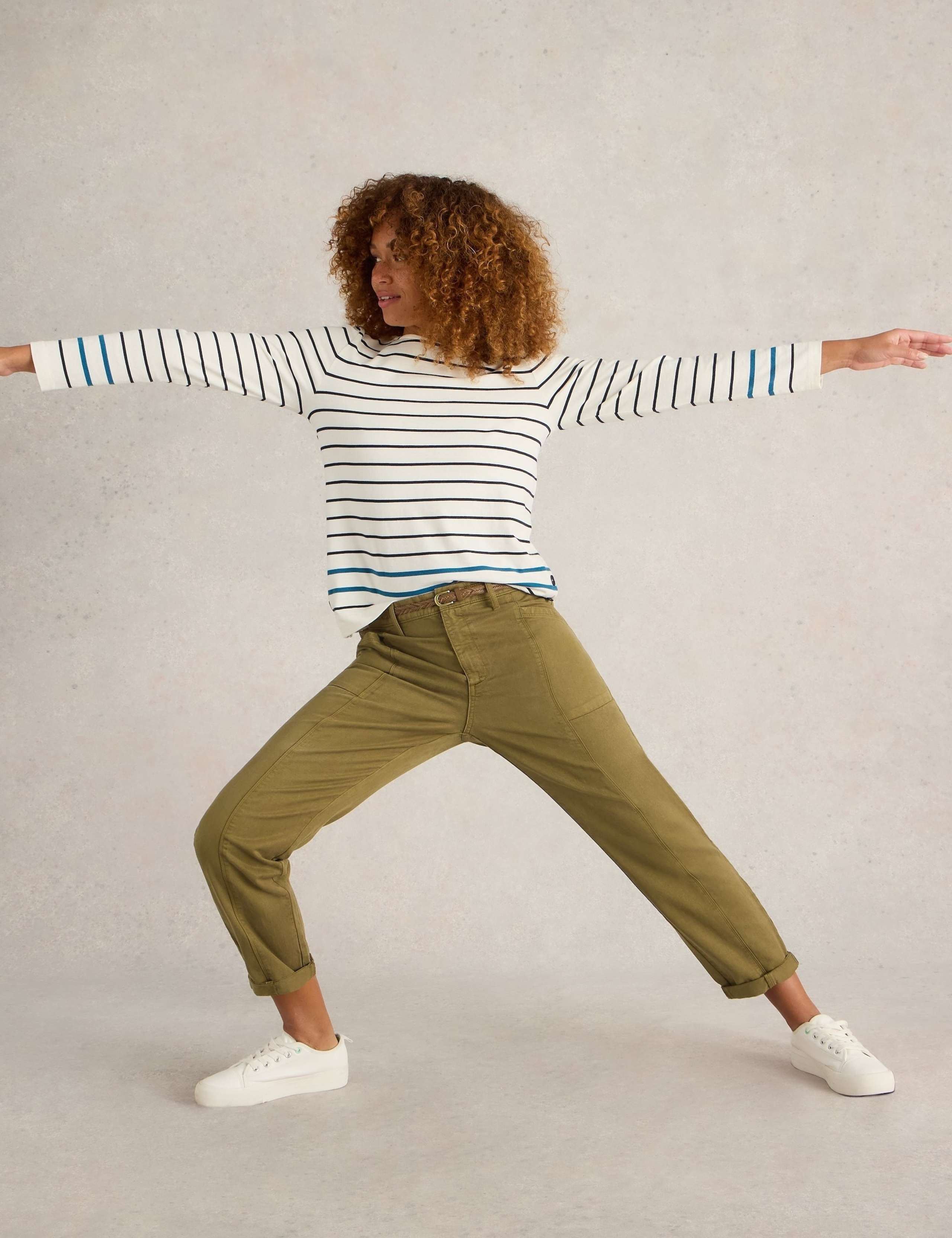 Cotton Blend Trousers 5 of 6
