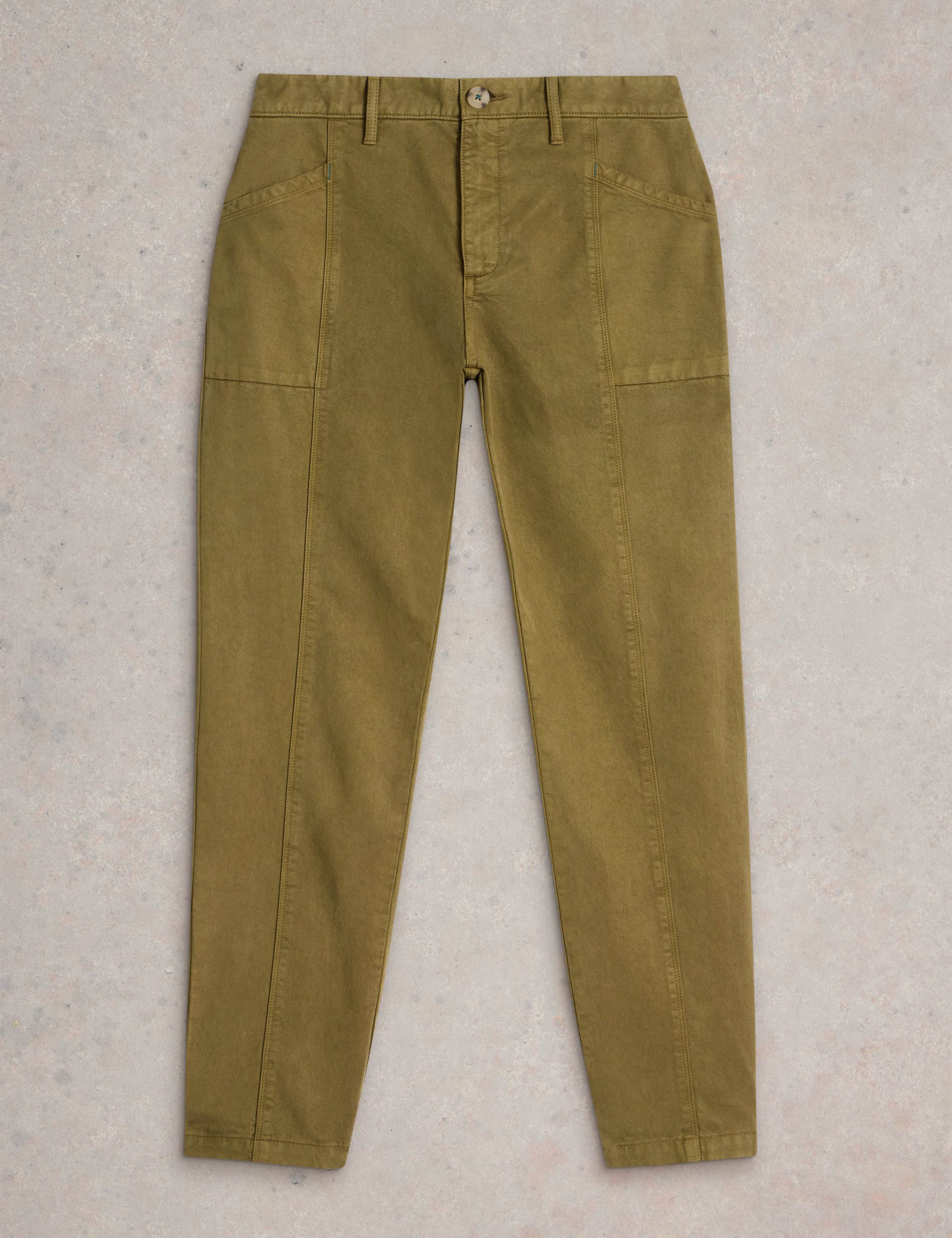 Cotton Blend Trousers 2 of 6
