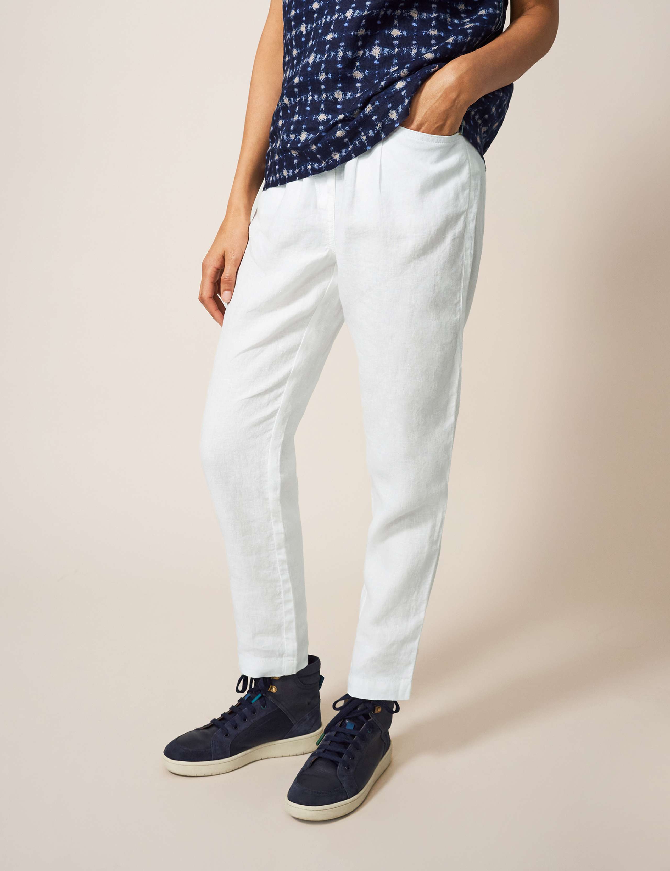 Pure Linen Trousers 3 of 6