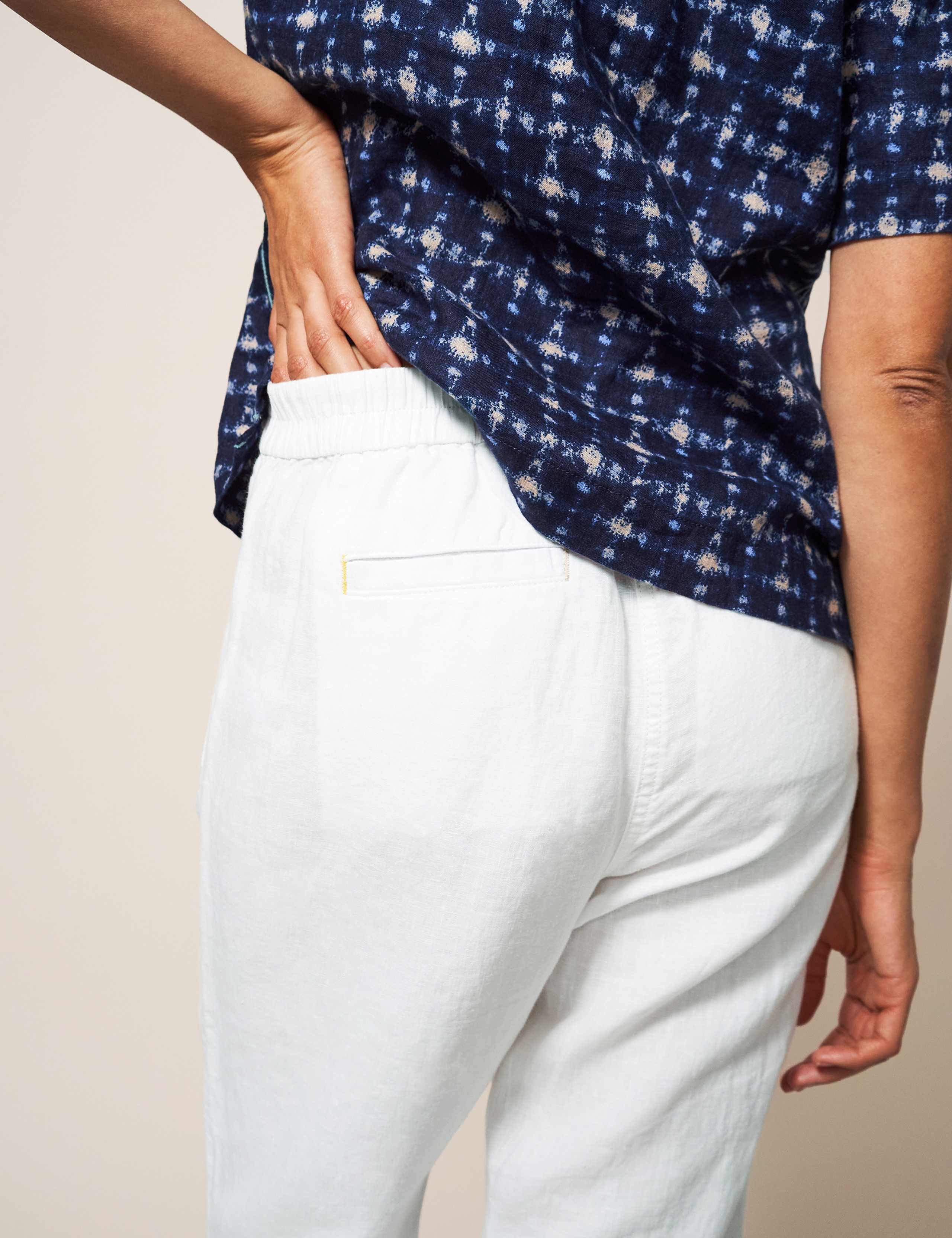 Pure Linen Trousers 4 of 6