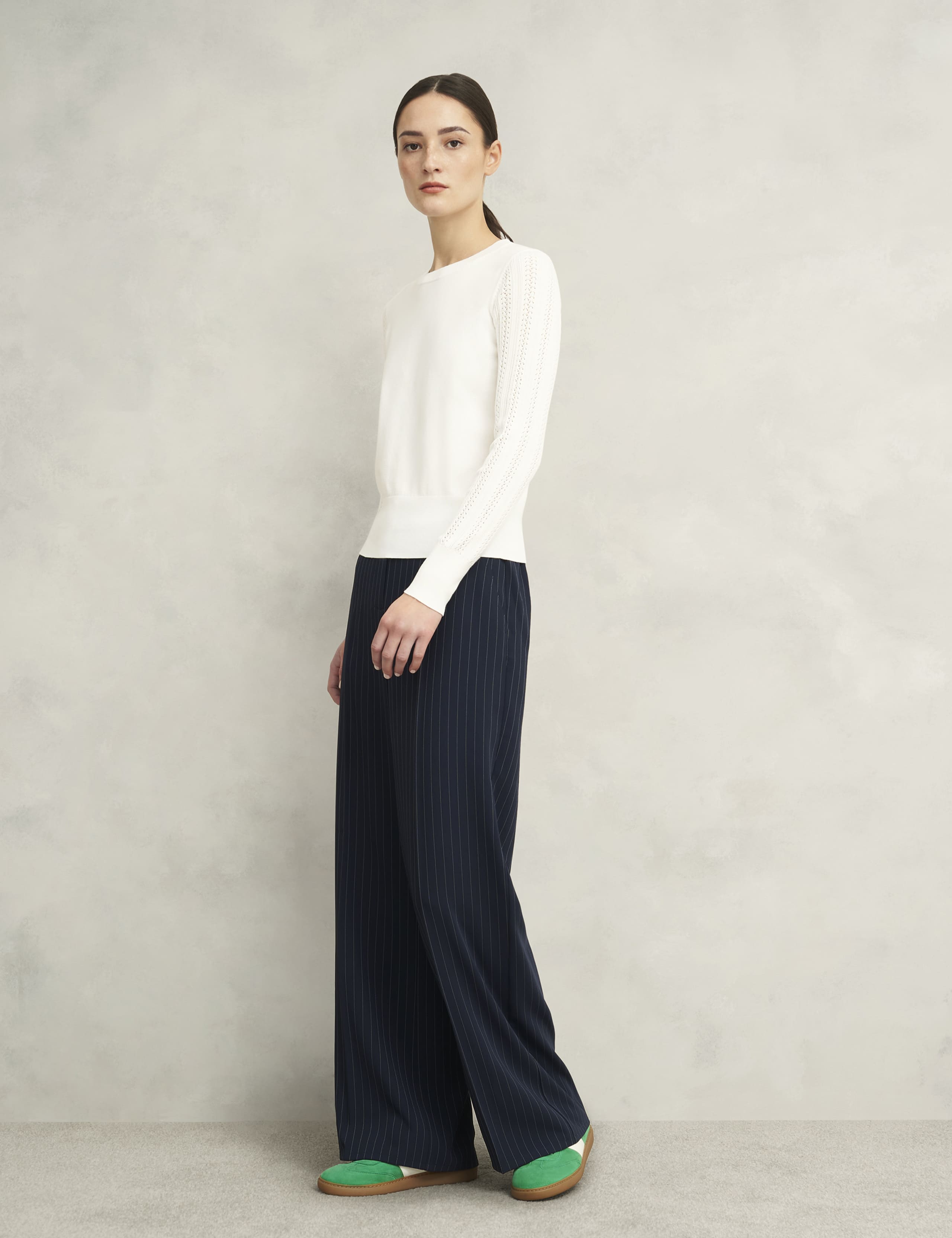 Pointelle Crew Neck Jumper 3 of 5