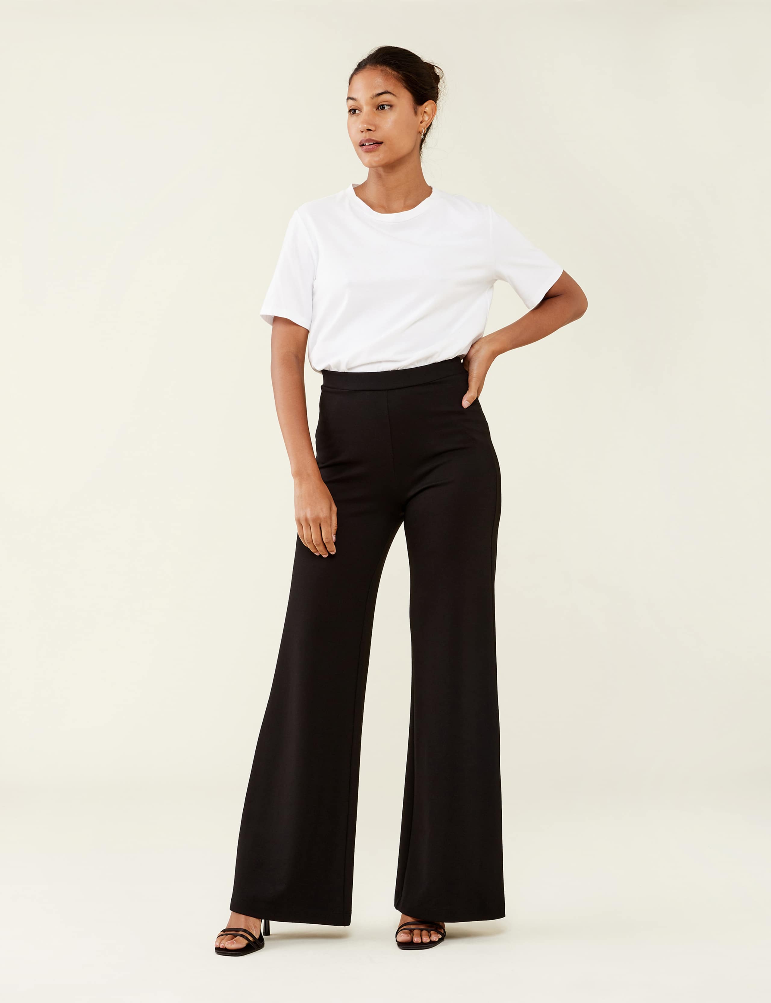 Elasticated Waist Wide Leg Culottes 1 of 5