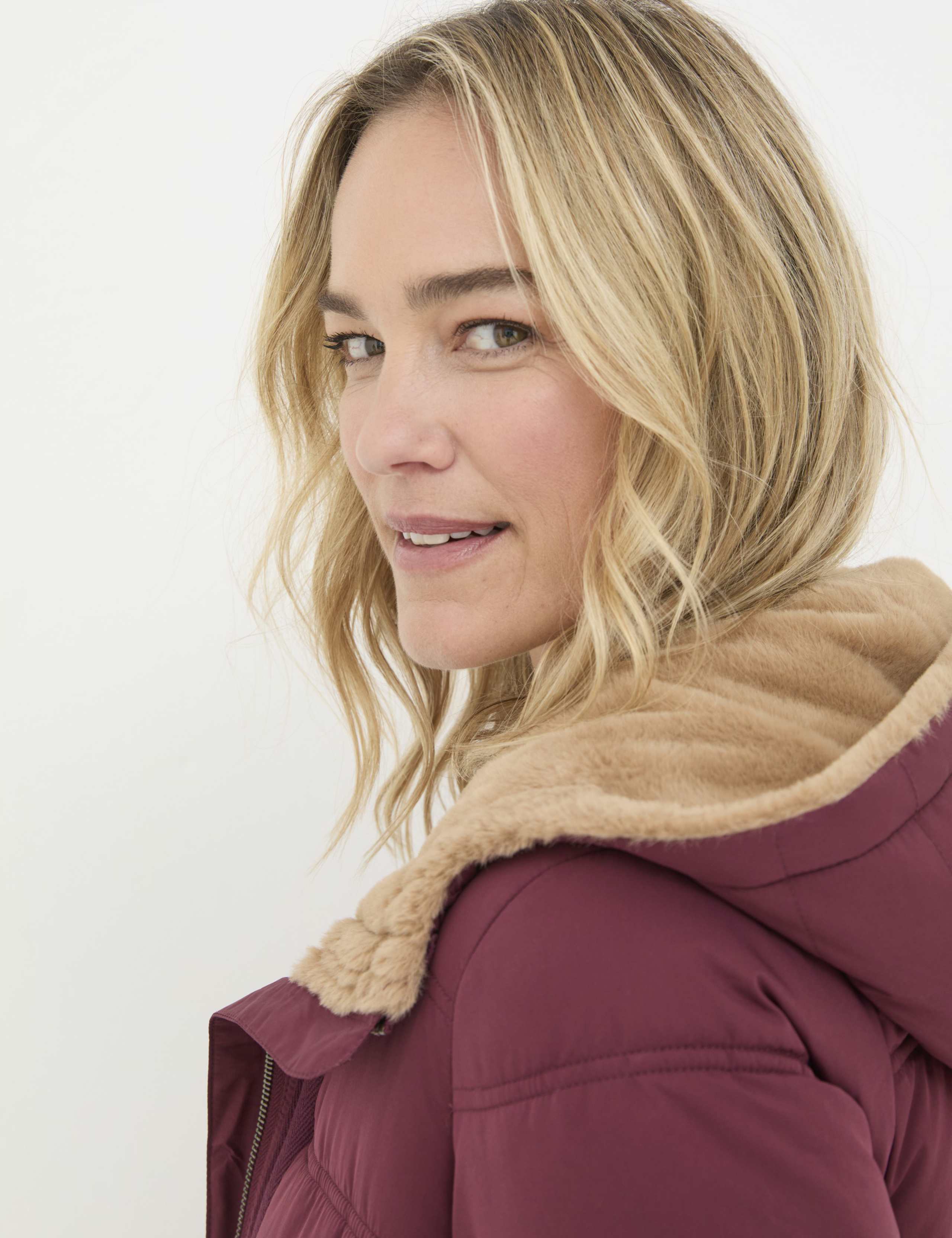 Faux Fur Lined Short Puffer Coat 6 of 6