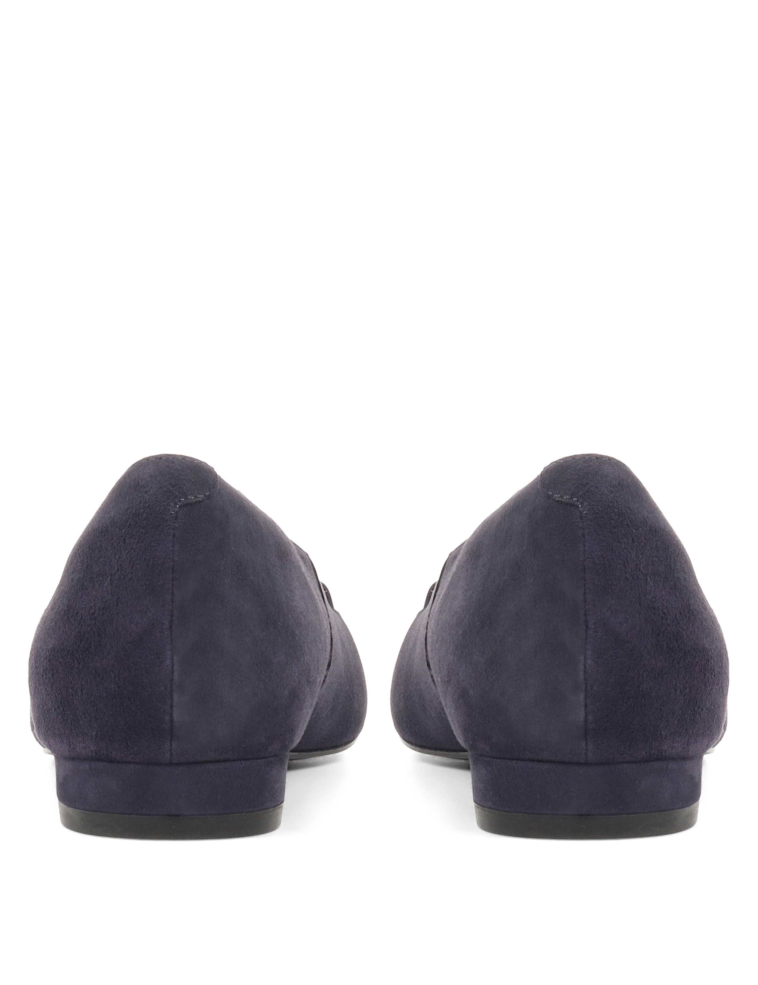 Suede Buckle Flat Loafers 5 of 7