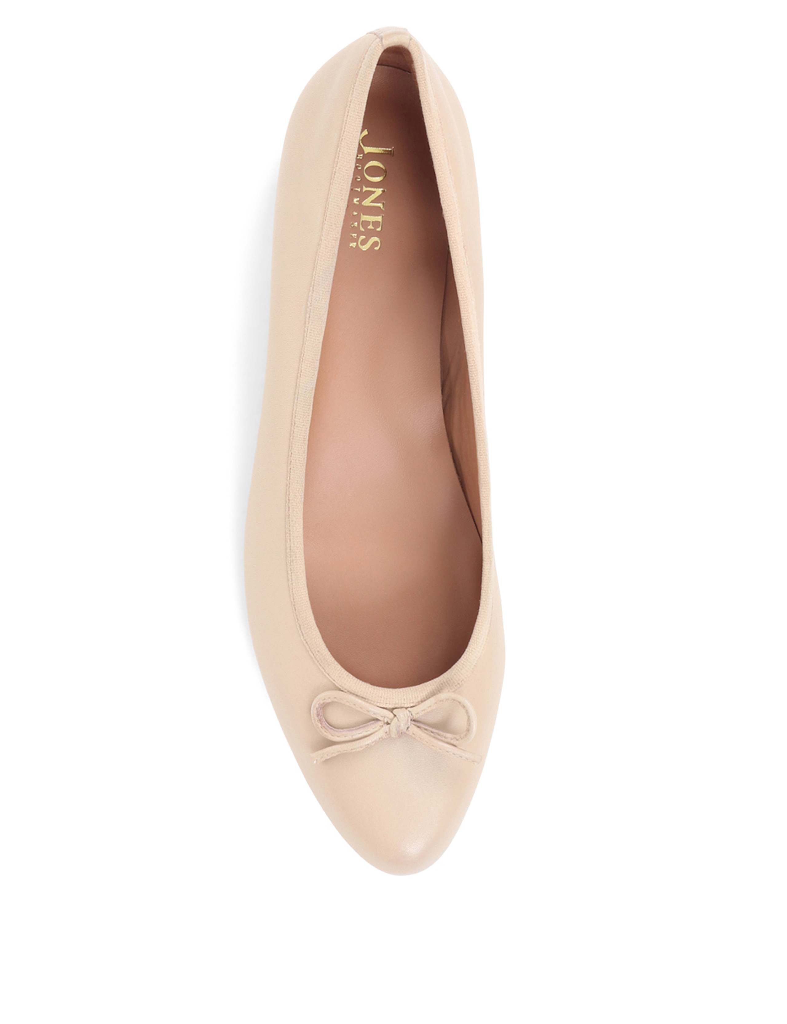 Leather Flat Ballet Pumps 4 of 7