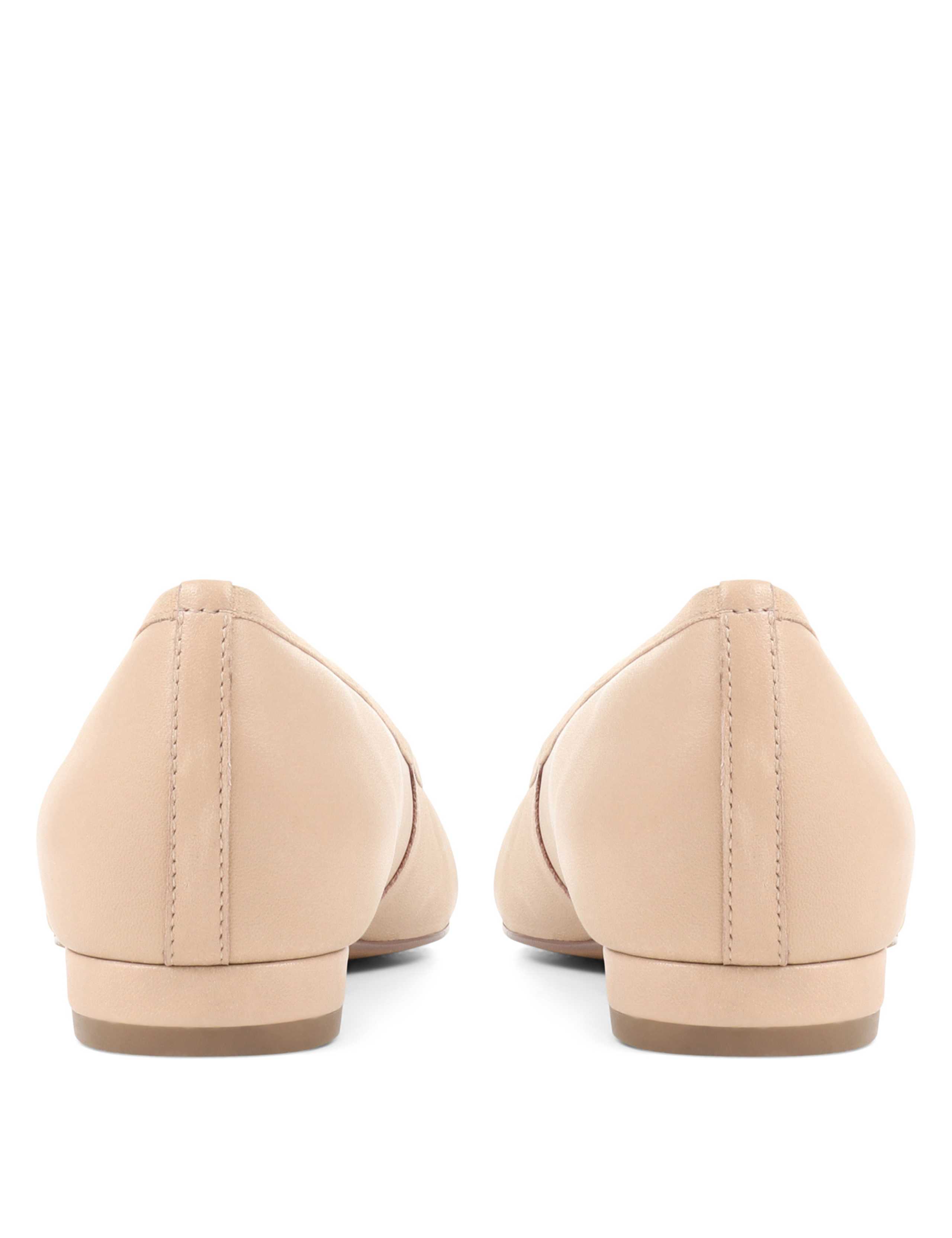 Leather Flat Ballet Pumps 5 of 7