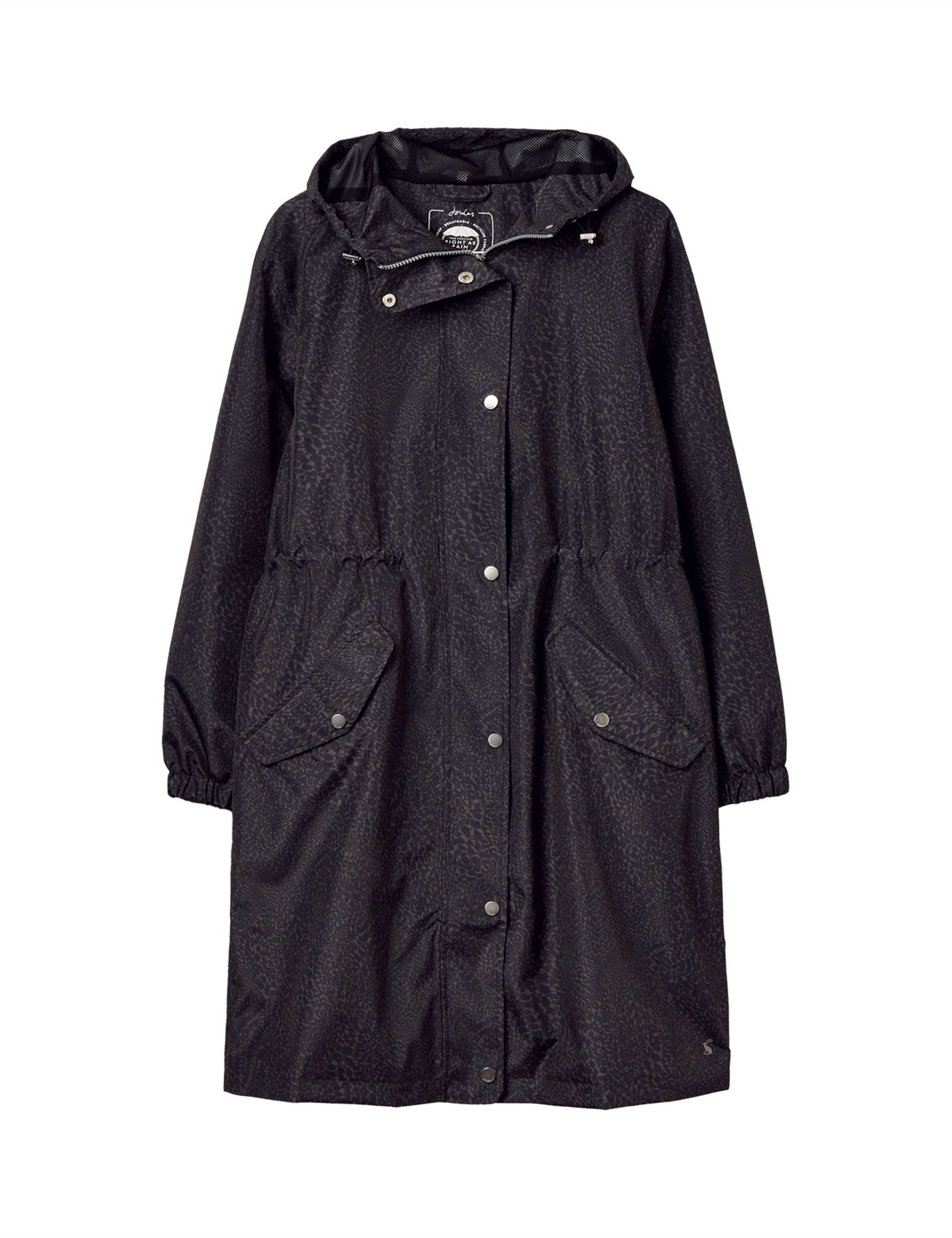 Waterproof Leopard Print Longline Raincoat 2 of 8