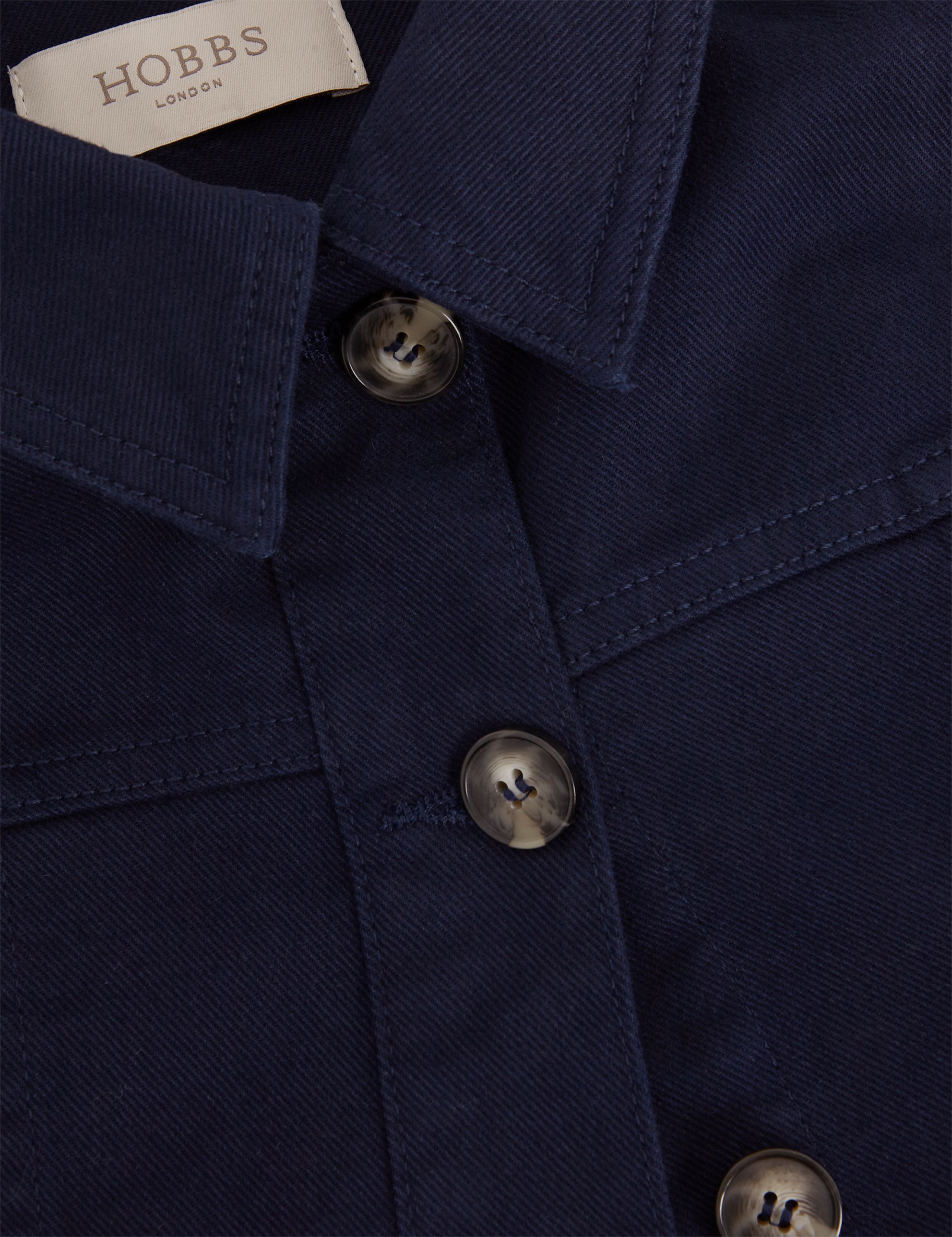 Cotton Rich Denim Cropped Jacket 7 of 8