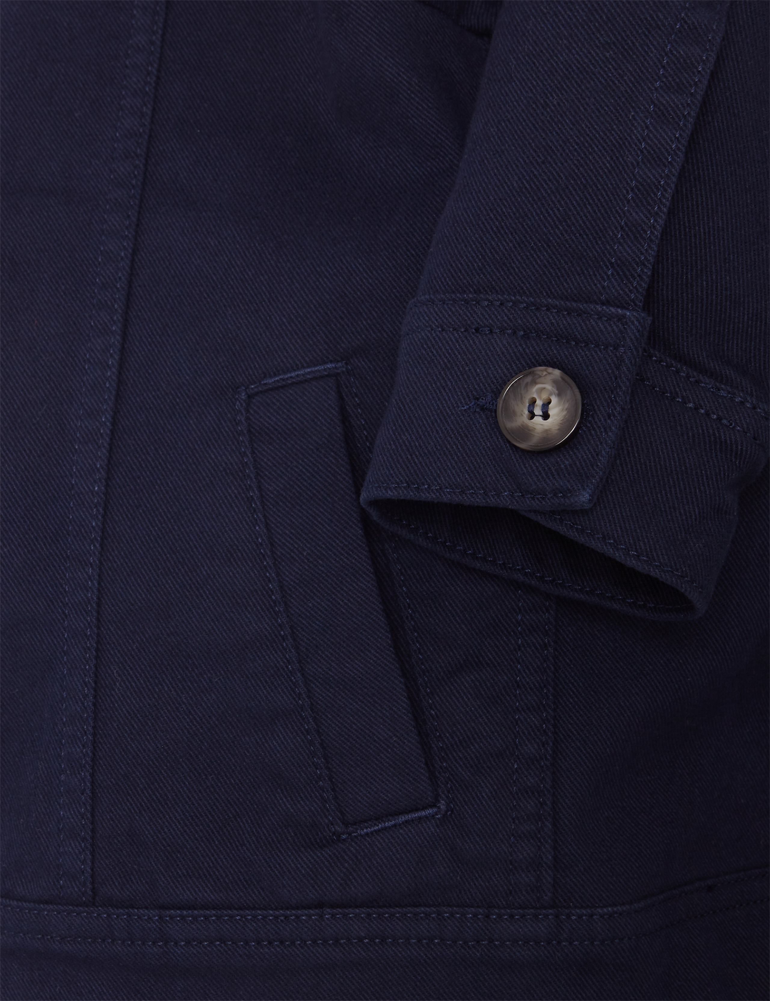 Cotton Rich Denim Cropped Jacket 8 of 8