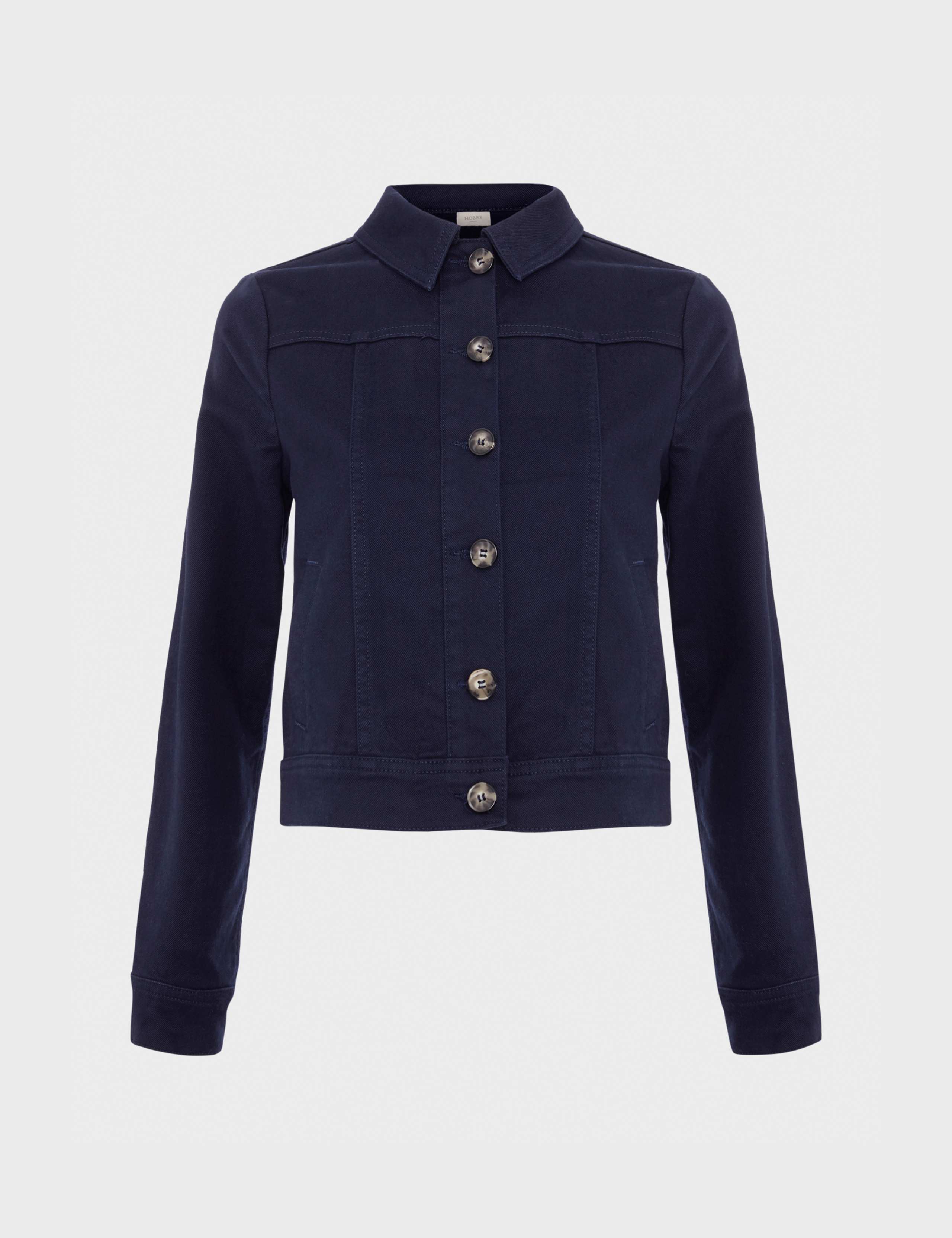 Cotton Rich Denim Cropped Jacket 2 of 8