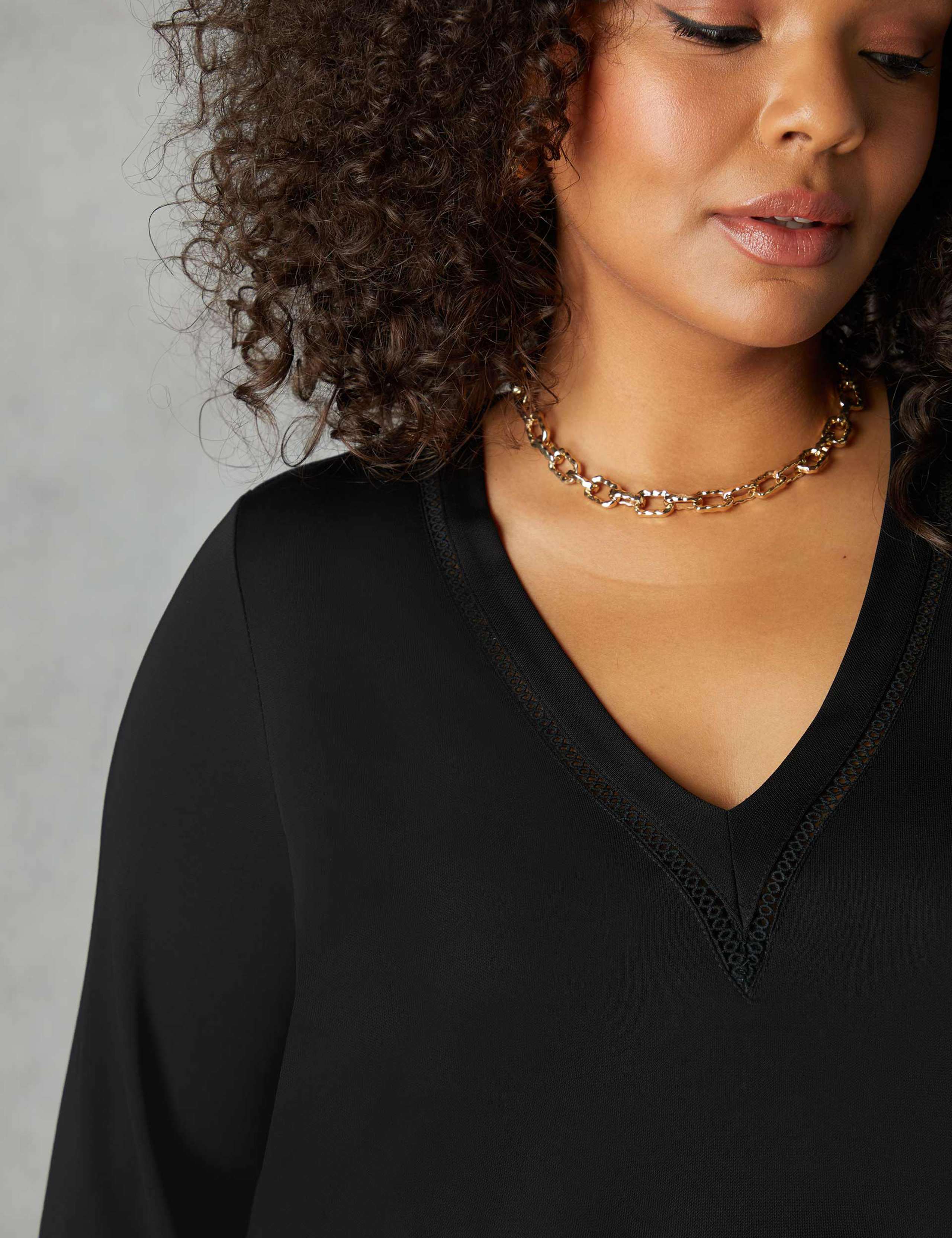 Jersey V-Neck Tunic 2 of 3