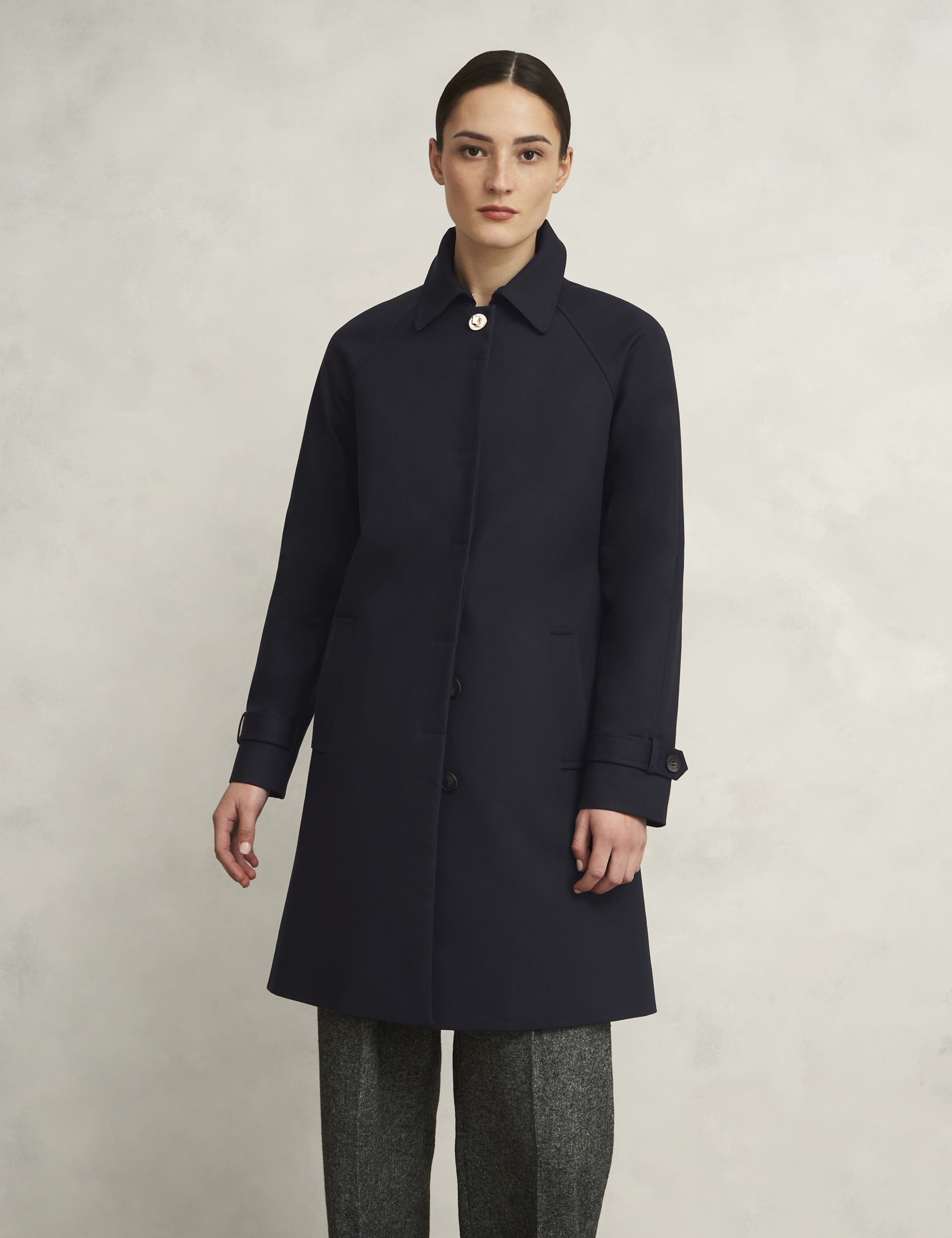 Cotton Rich Single Breasted Trench Coat 3 of 9
