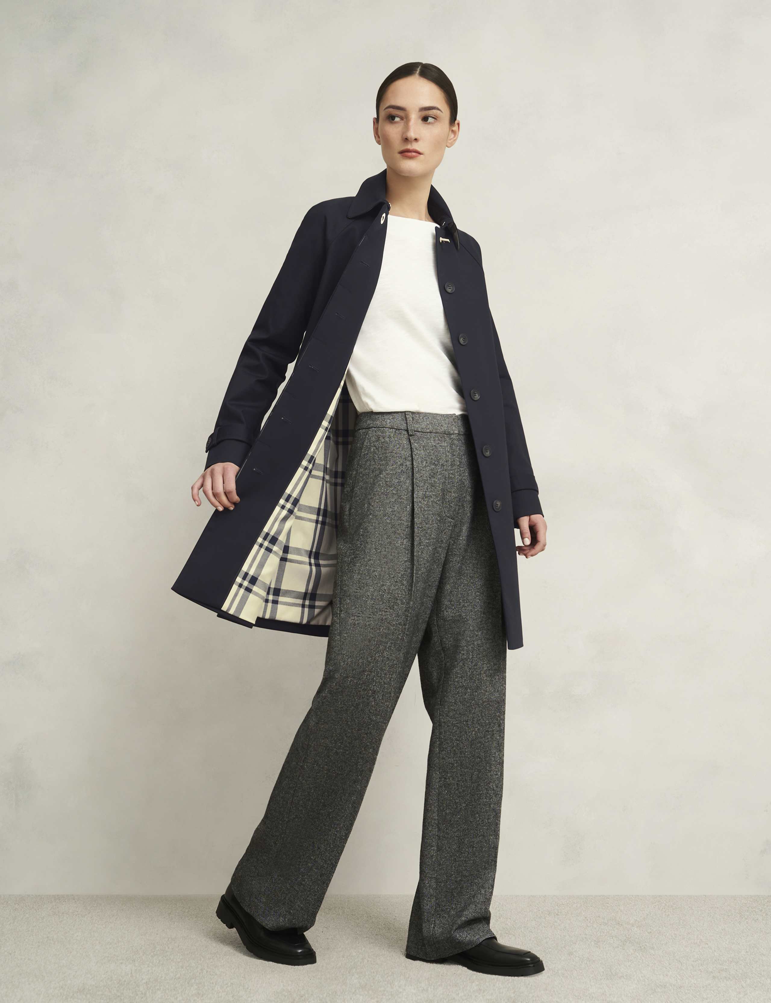 Cotton Rich Single Breasted Trench Coat 5 of 9