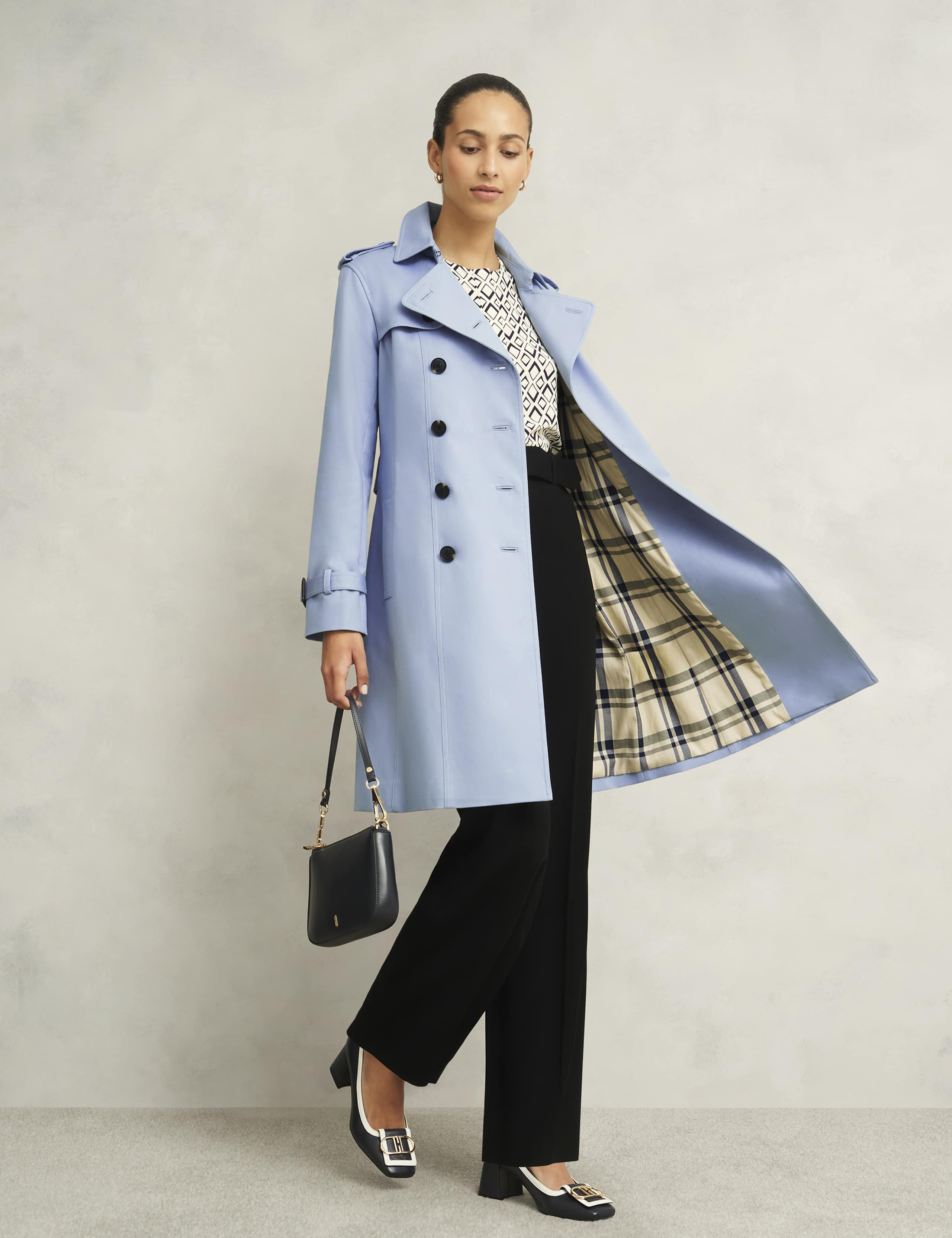 Cotton Rich Belted Trench Coat 5 of 9