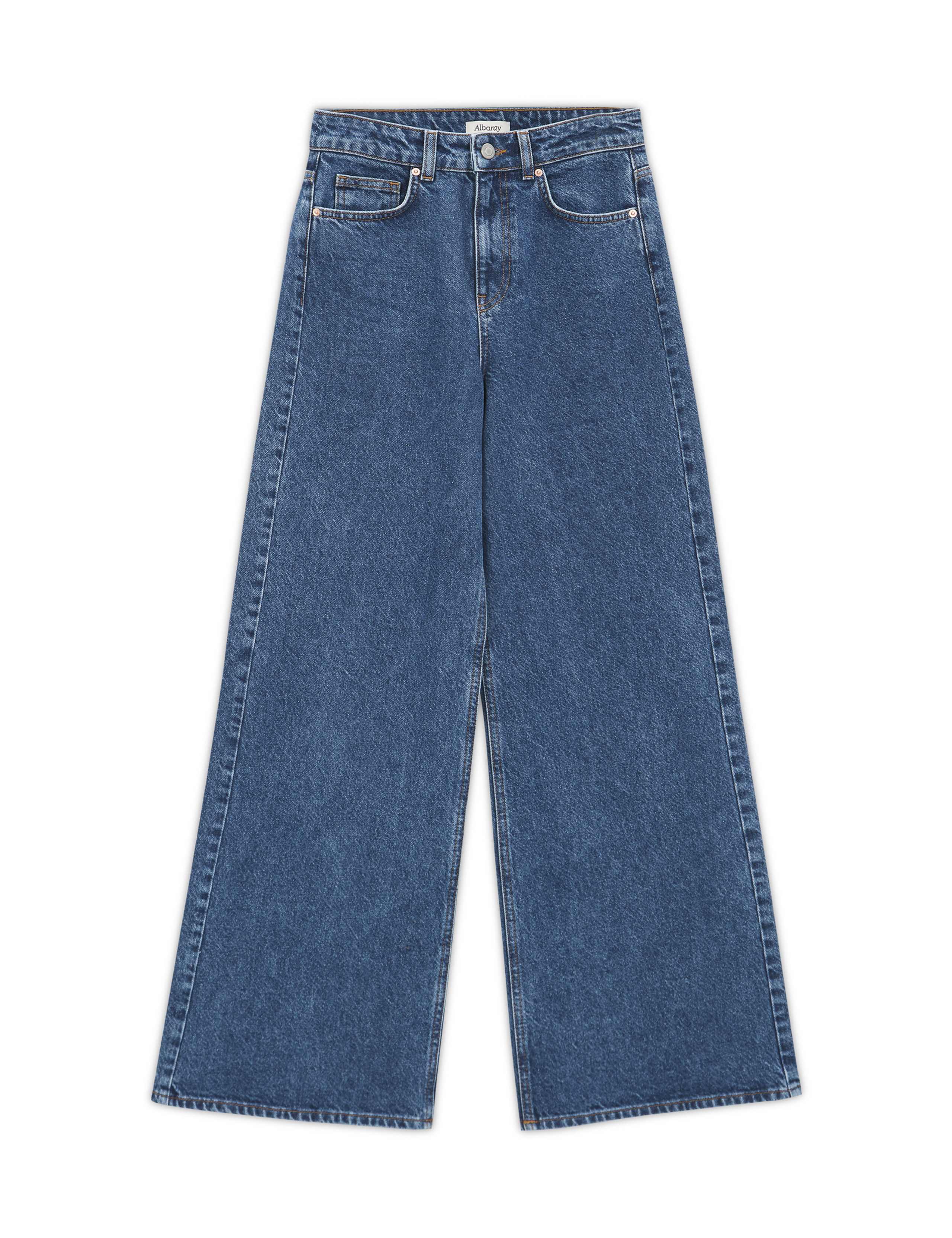 Mid Rise Wide Leg Jeans 2 of 5