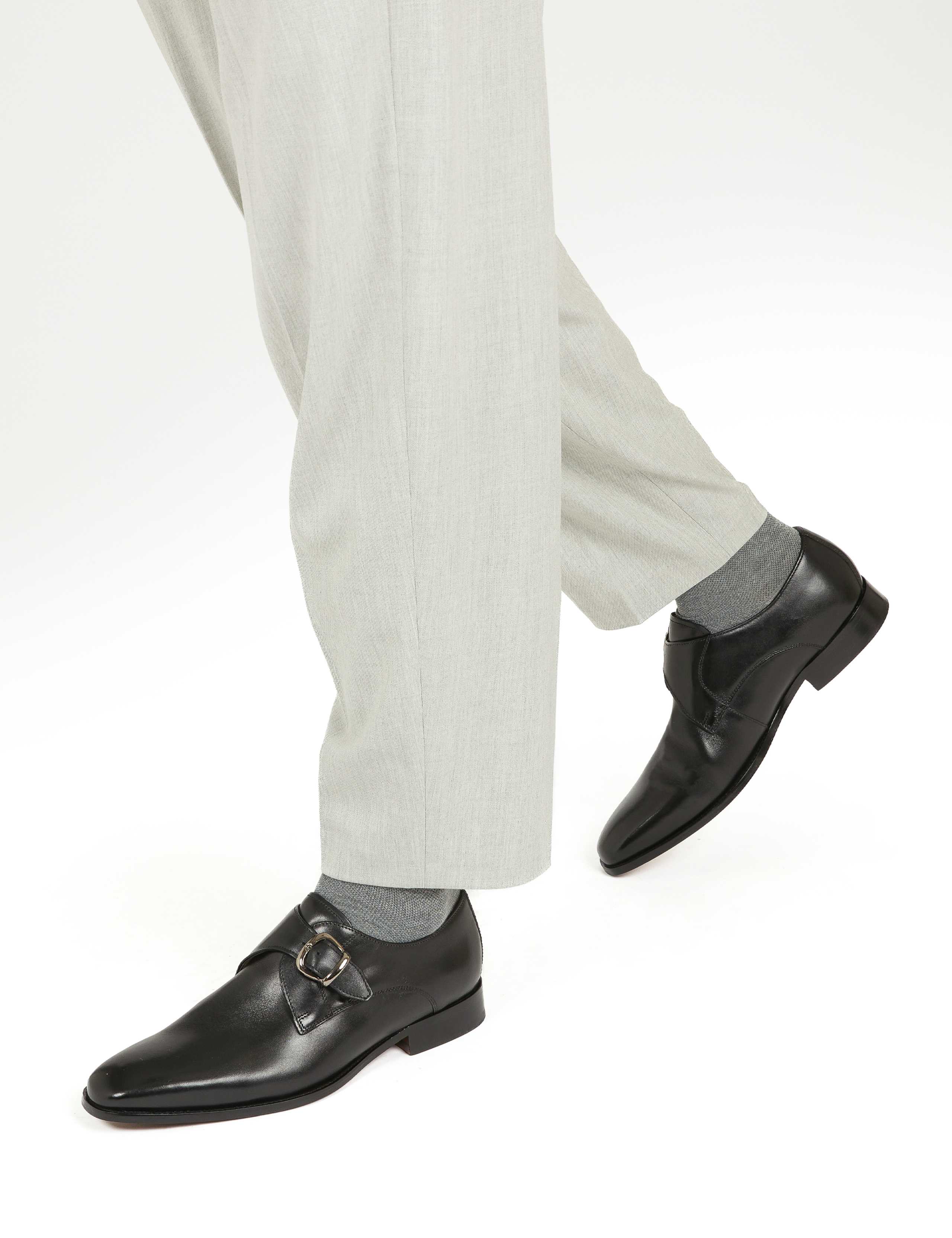 Leather Monk Strap Shoes 1 of 6